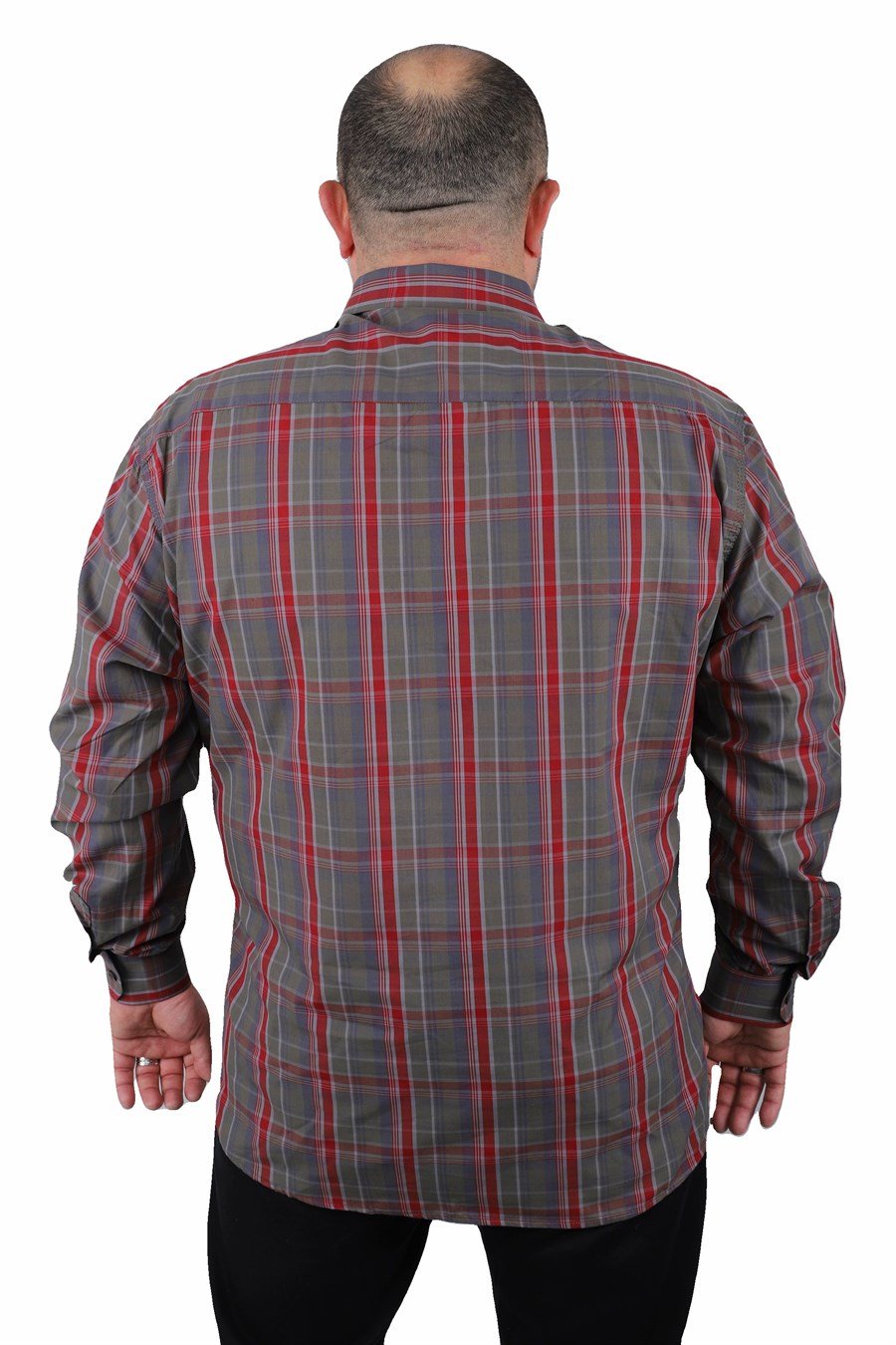 Mocgrande Büyük Beden Erkek Gömlek Estacional 23373 HAKI