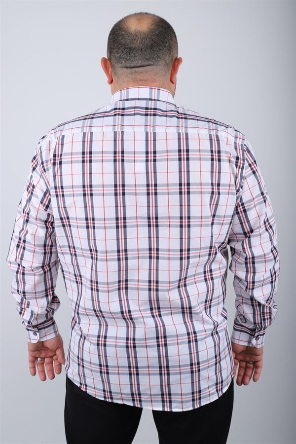 Mocgrande Büyük Beden Erkek Gömlek Milagro 23371 LACIVERT