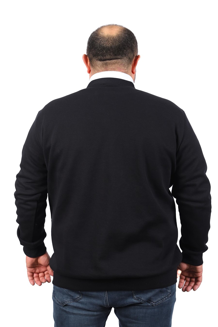 Mocgrande Büyük Beden Hırka Düğmeli Double Face 22802