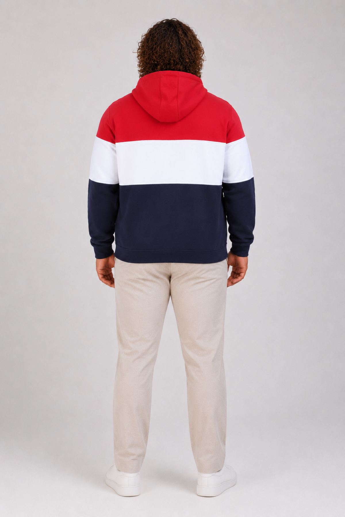 Mocgrande Büyük Beden Kapüşonlu 3ip Sweat MG 25725 KIRMIZI