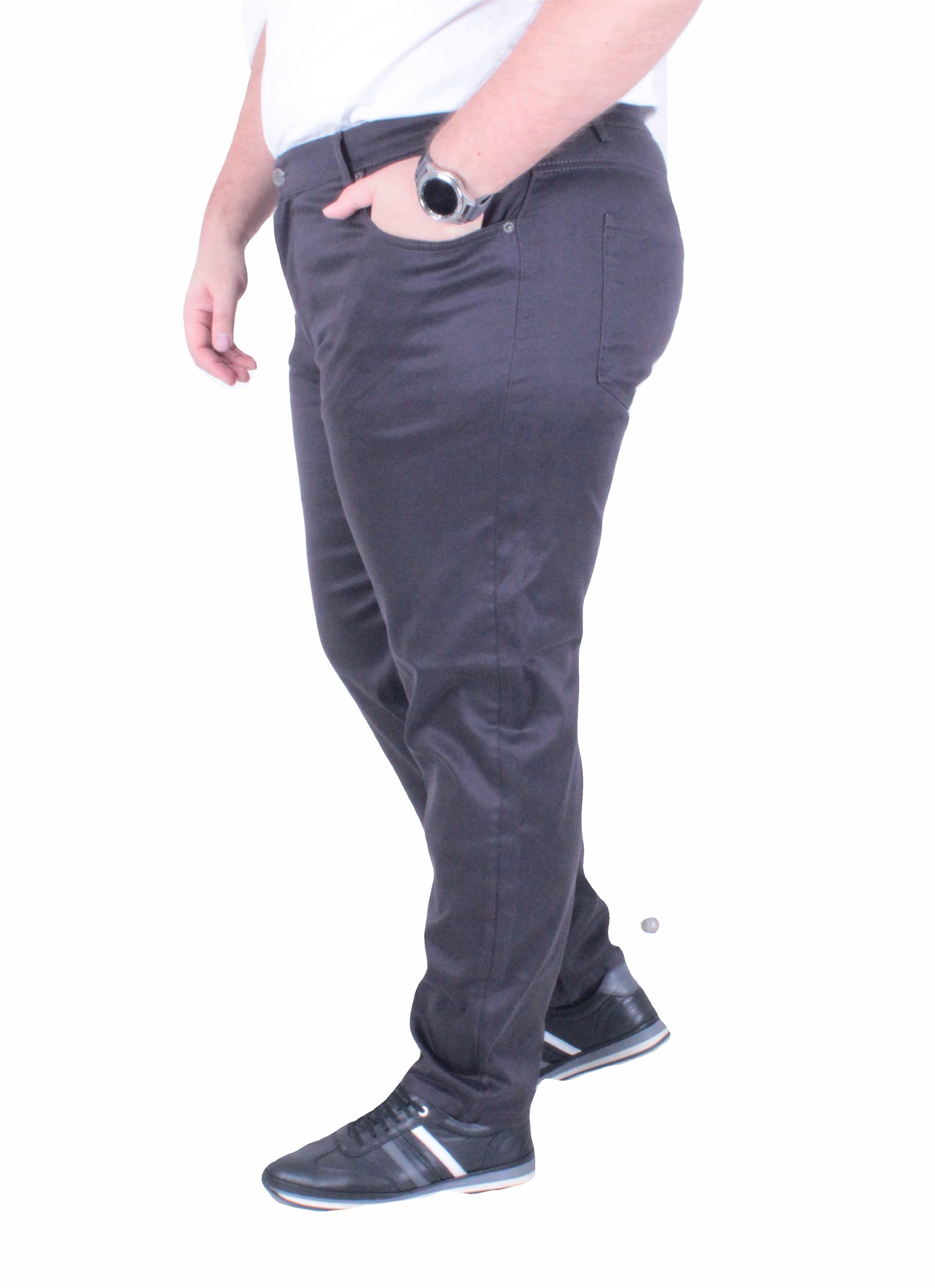 Mocgrande Büyük Beden Klasik 5 Cep Pantolon Montana 11917 ANTRASIT