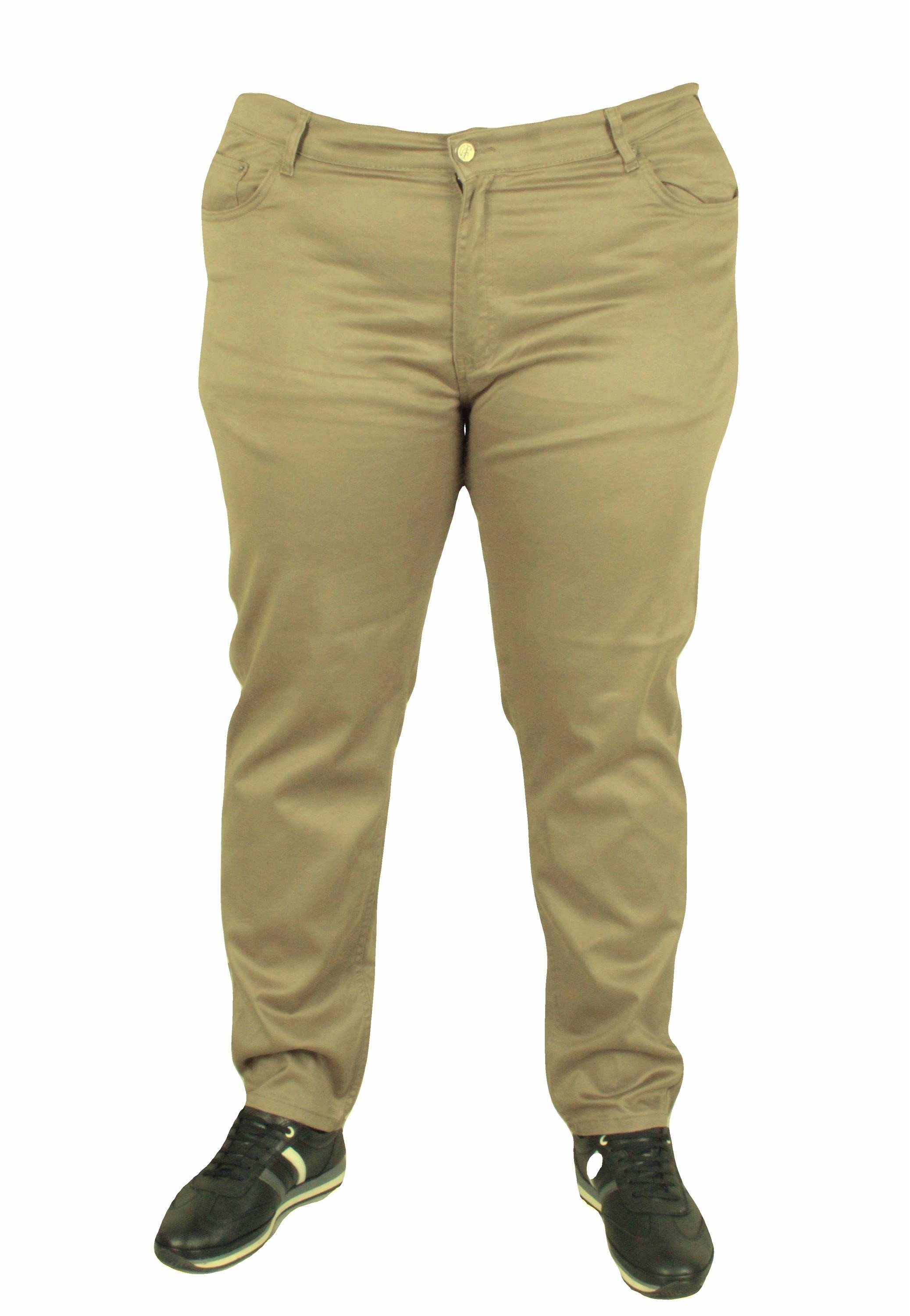 Mocgrande Büyük Beden Klasik 5 Cep Pantolon Montana 11917 S.KAHVE