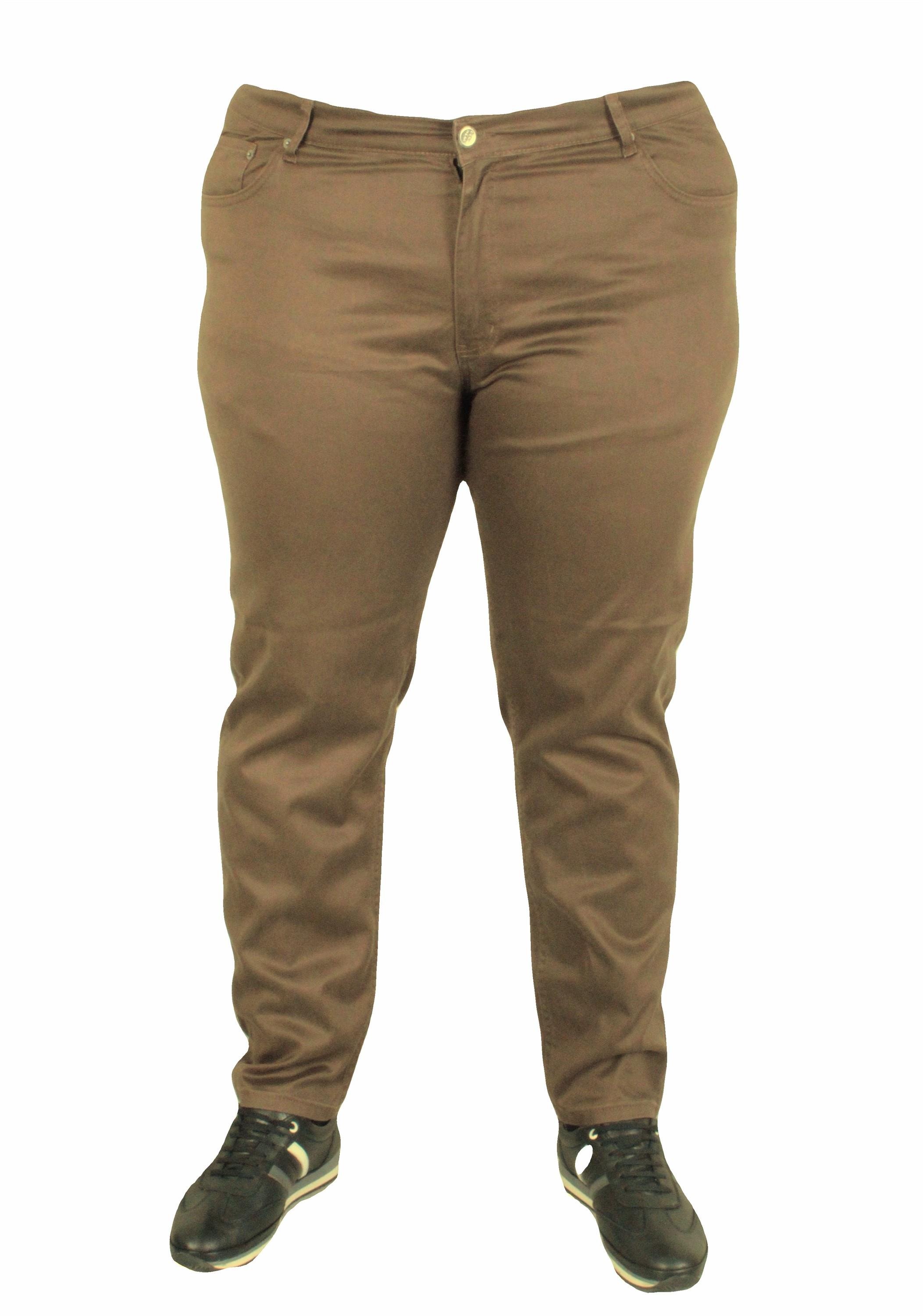 Mocgrande Büyük Beden Klasik 5 Cep Pantolon Montana 11917 Vizon