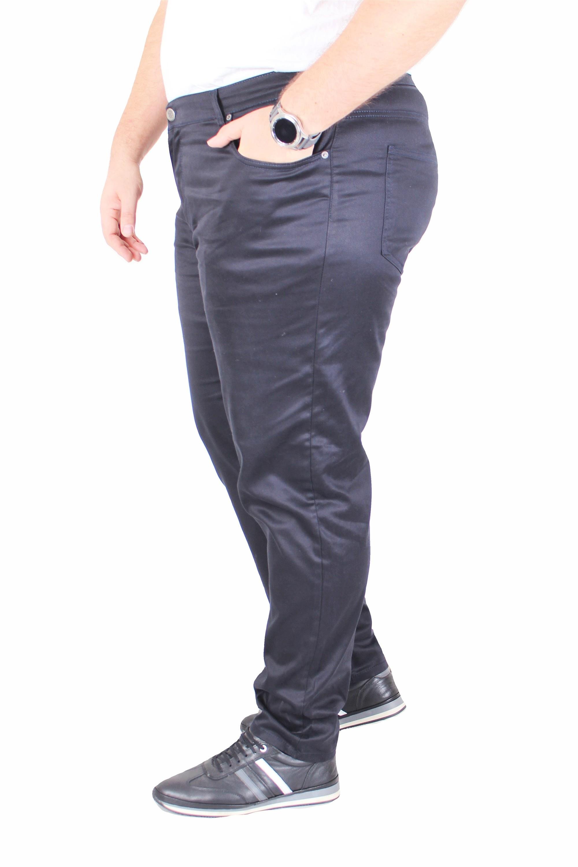 Mocgrande Büyük Beden Klasik 5 Cep Pantolon Montana 11917 Koyu Lacivert