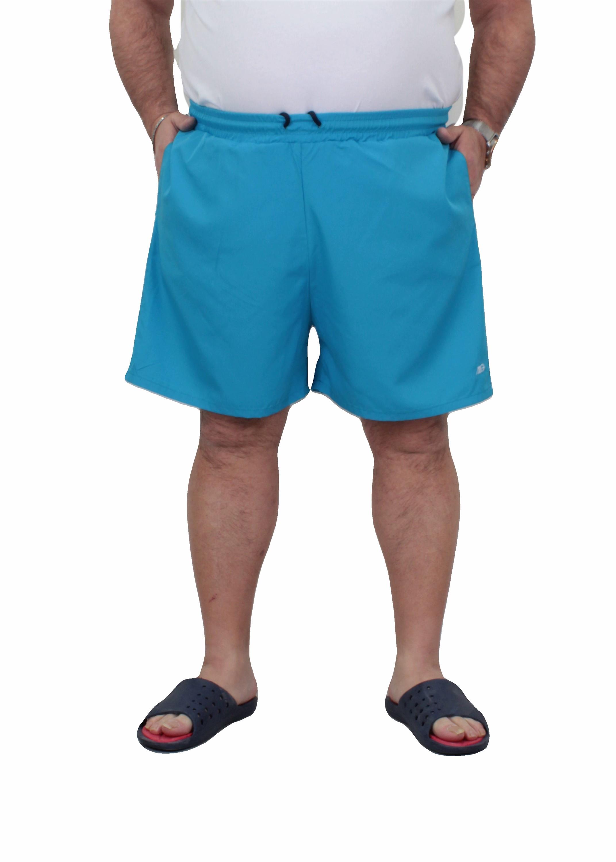 Mocgrande Büyük Beden Klasik Deniz Şortu 23677 TURKUAZ