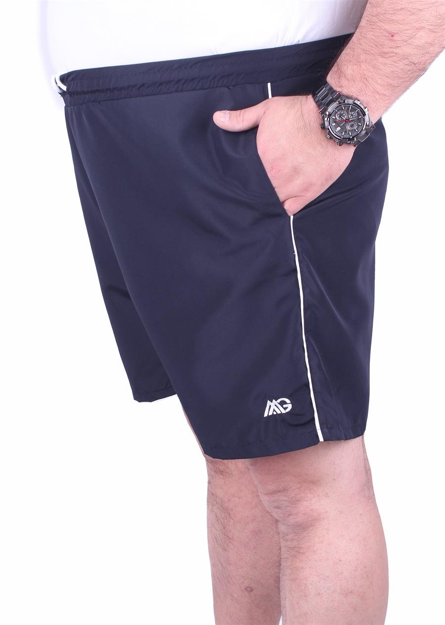 Mocgrande Büyük Beden Klasik Deniz Şortu 23677 LACIVERT