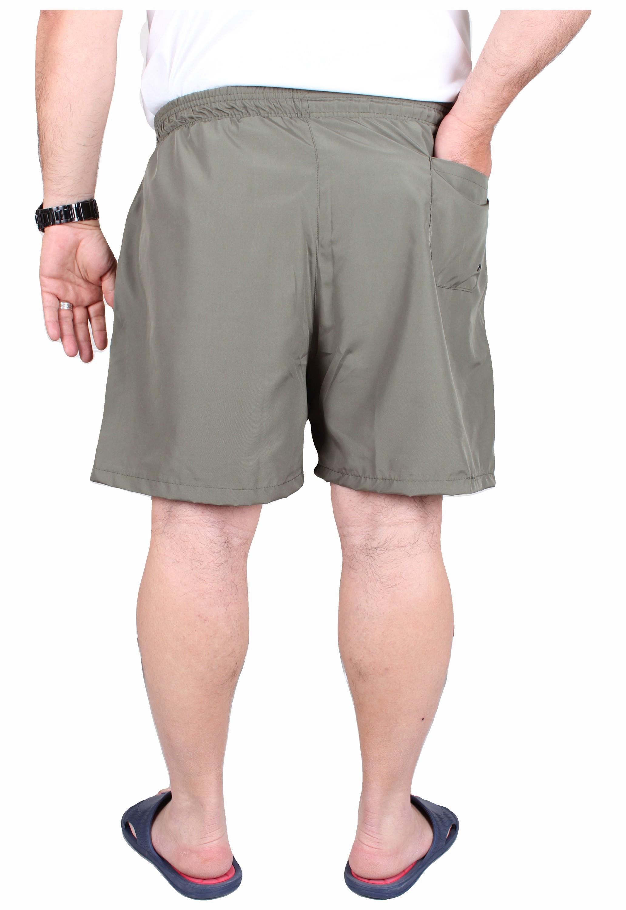 Mocgrande Büyük Beden Klasik Deniz Şortu 23677 HAKI