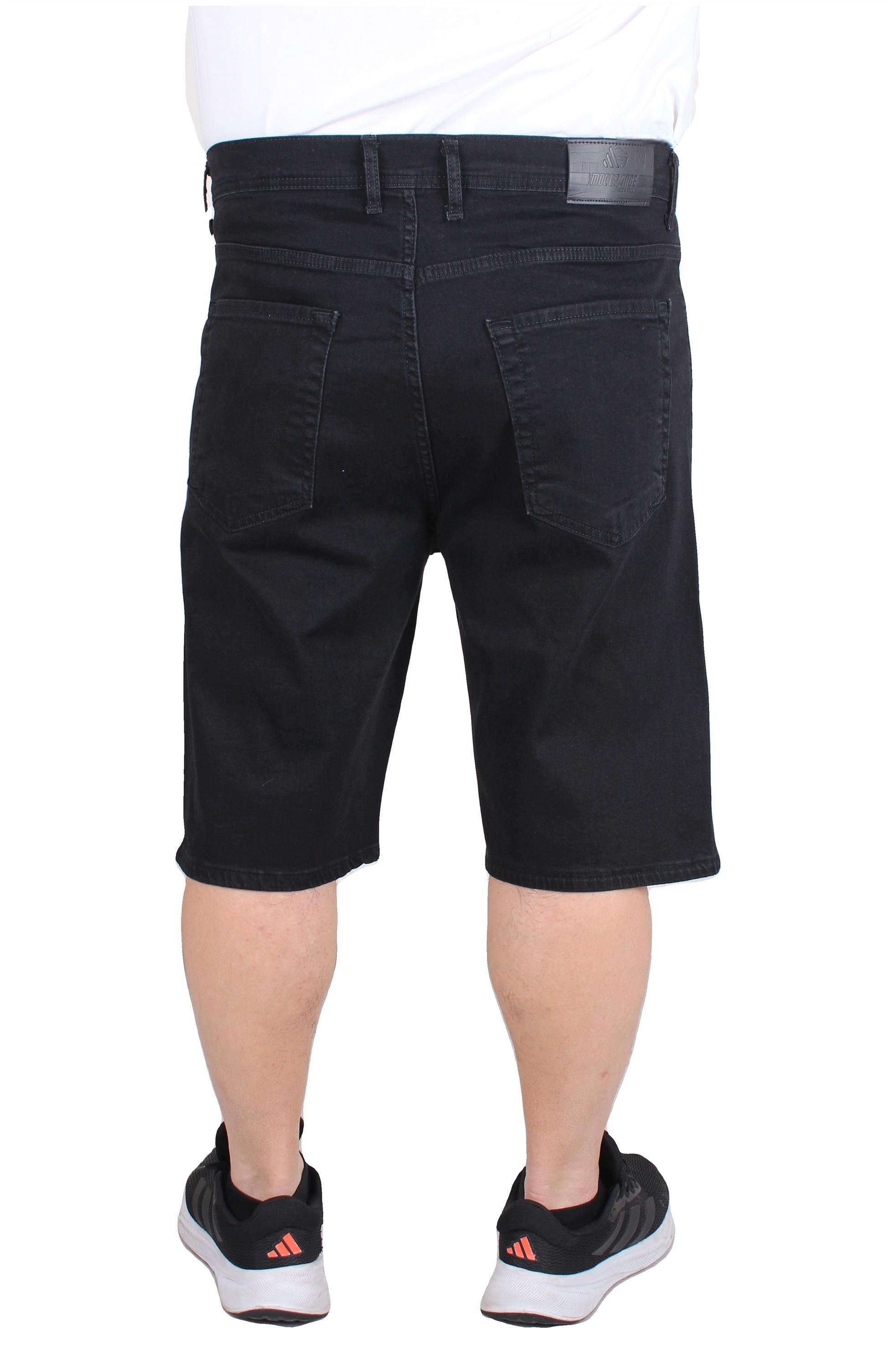 Mocgrande Büyük Beden Kot Kapri Power Lycra Comero 11913 SIYAH