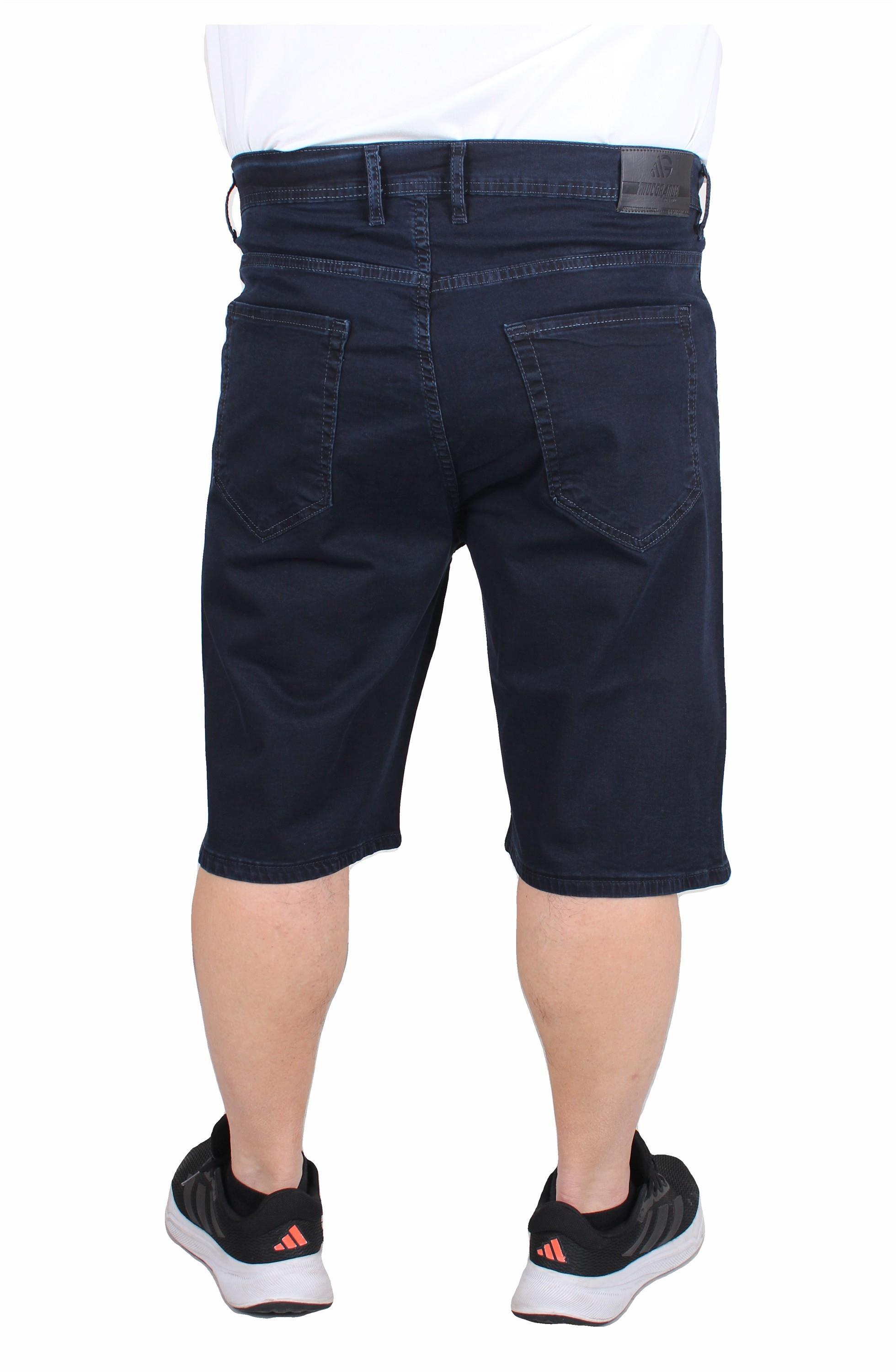 Mocgrande Büyük Beden Kot Kapri Power Lycra Comero 11913 LACIVERT