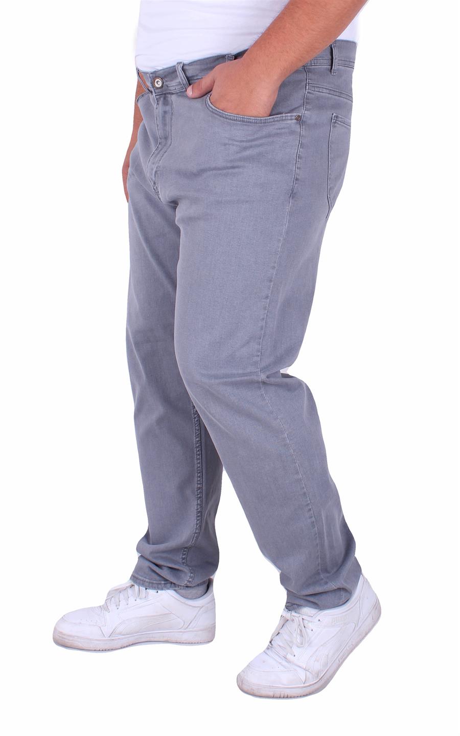 Mocgrande Büyük Beden Kot Pantolon Power Lycra Madrid 11900 GRI