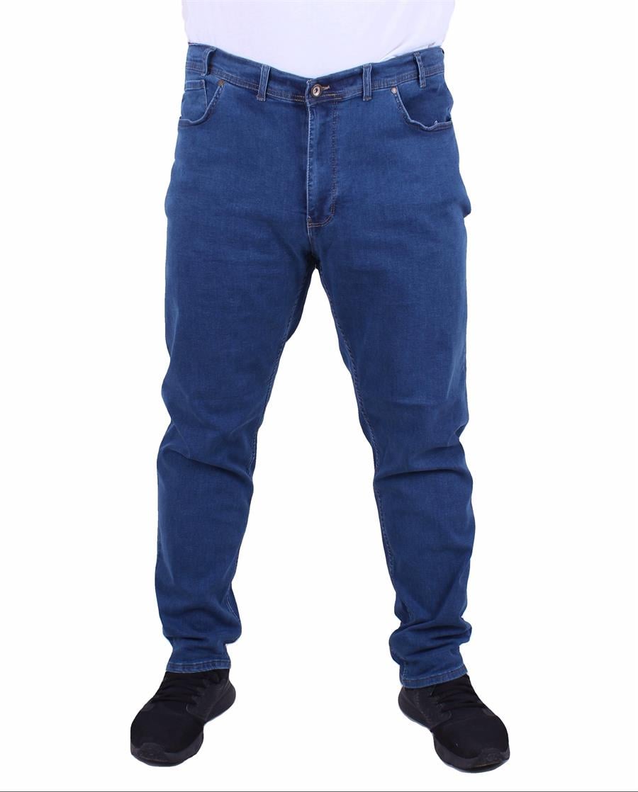 Mocgrande Büyük Beden Kot Pantolon Power Lycra Madrid 11900 AÇIK MAVİ