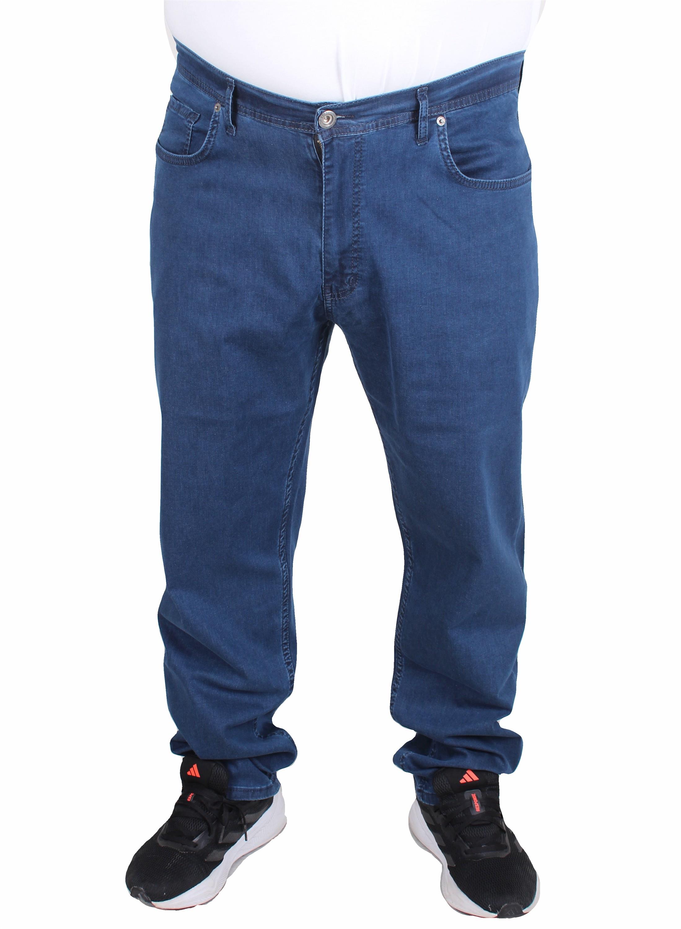 Mocgrande Büyük Beden Kot Pantolon Power Lycra Comero 11914 MAVI