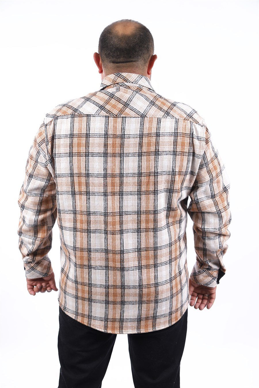 MocGrande Büyük Beden Oduncu Gömlek Sportsman 22215