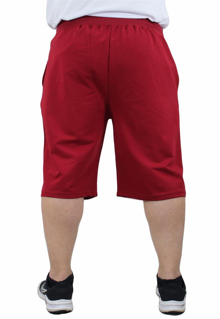 Mocgrande Büyük Beden Respect Likralı Kapri 23605 BORDO