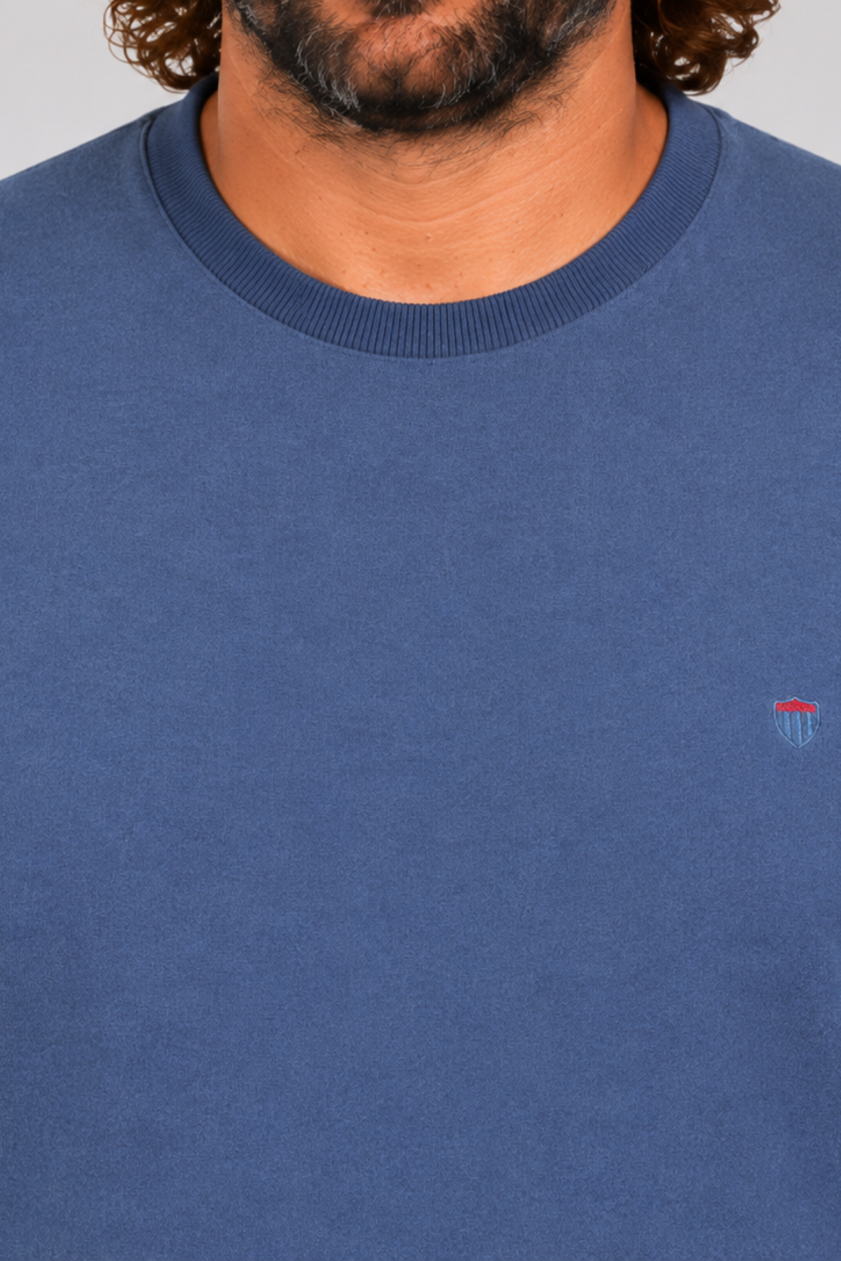 MocGrande Büyük Beden Selanik Classic Sweat 23200 Marin