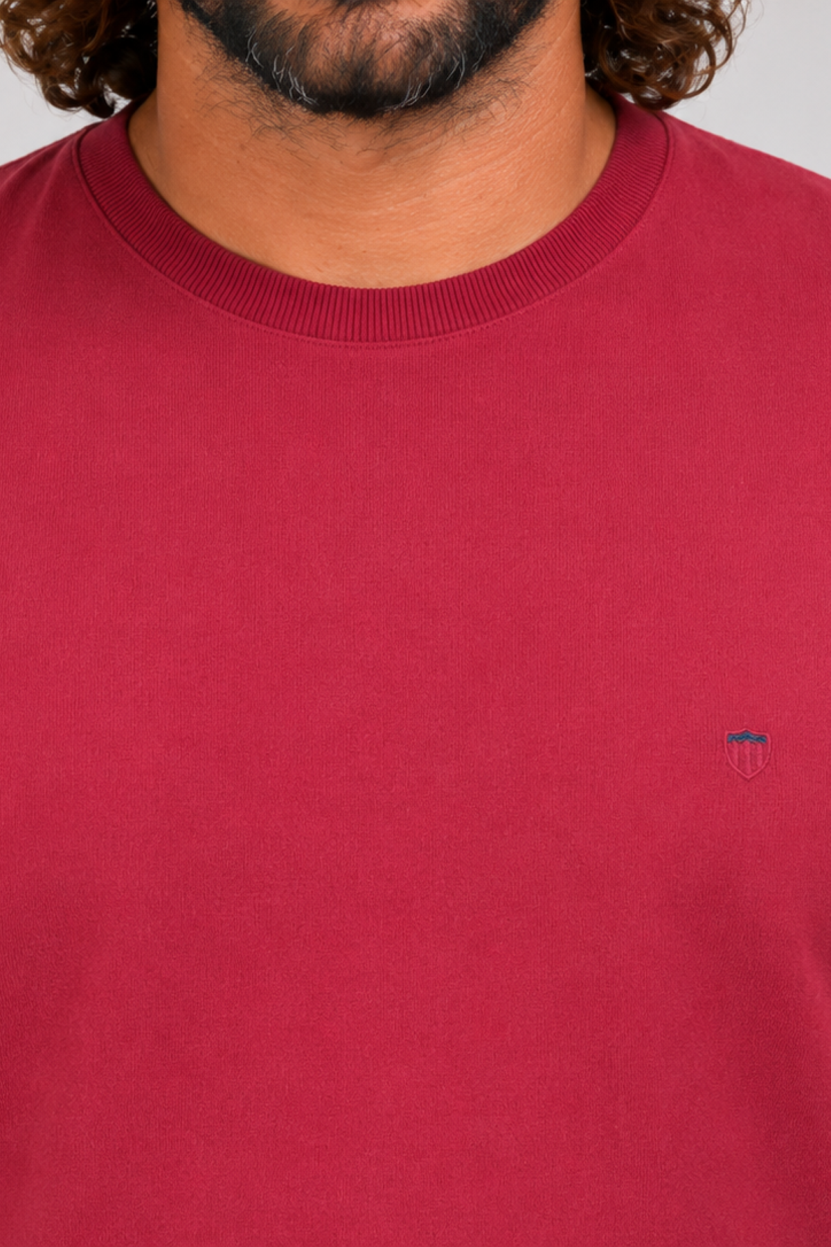 MocGrande Büyük Beden Selanik Classic Sweat 23200 BORDO