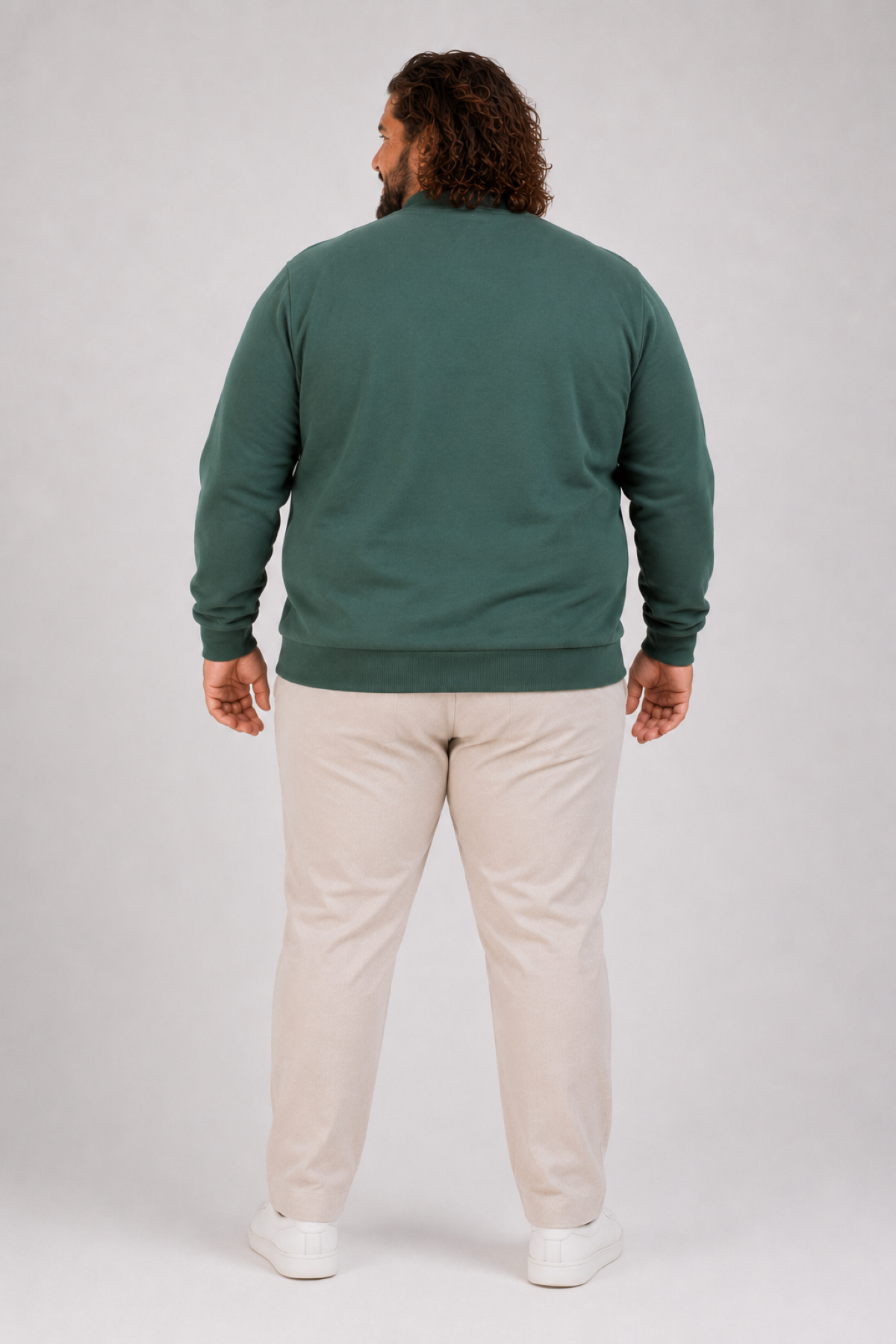 MocGrande Büyük Beden Selanik Classic Sweat 23200 NEFTI