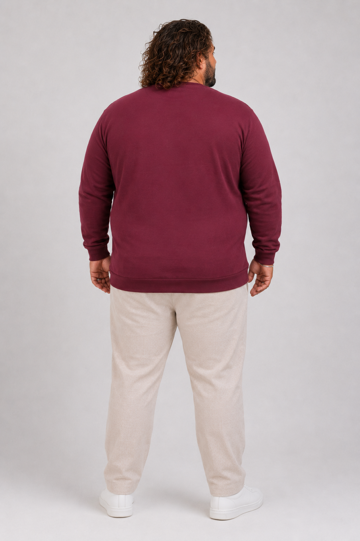 MocGrande Büyük Beden Selanik Classic Sweat 23200 MURDUM