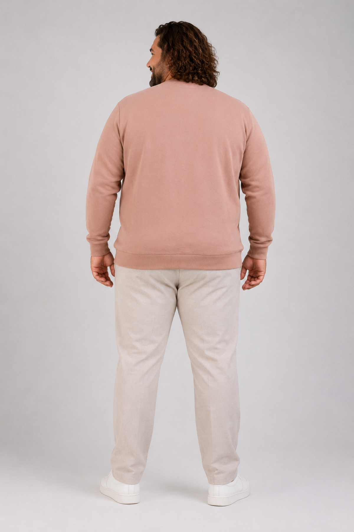 MocGrande Büyük Beden Selanik Classic Sweat 23200 S.KAHVE