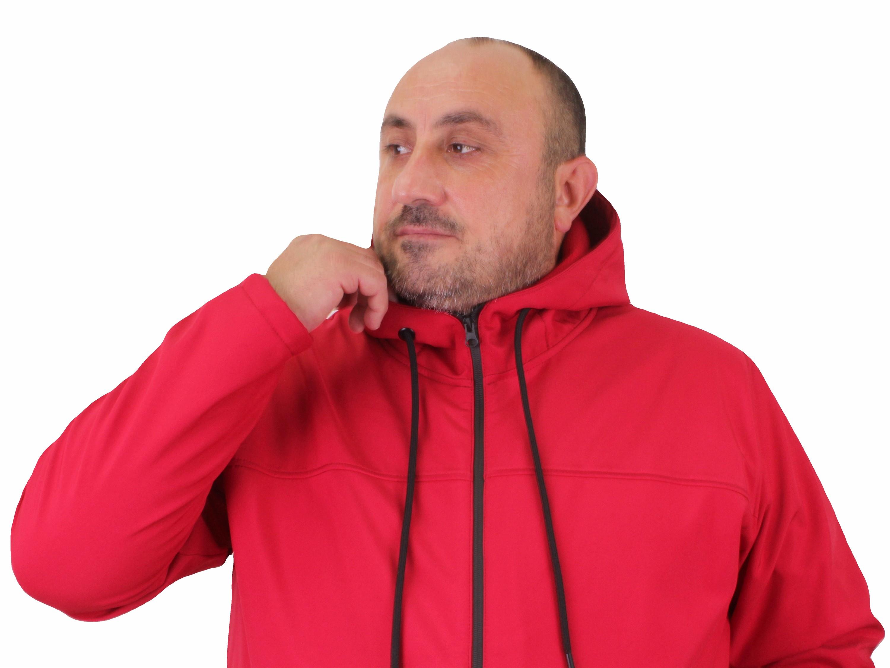Mocgrande Büyük Beden Su Geçirmez Waterprof Mont 22821 KIRMIZI