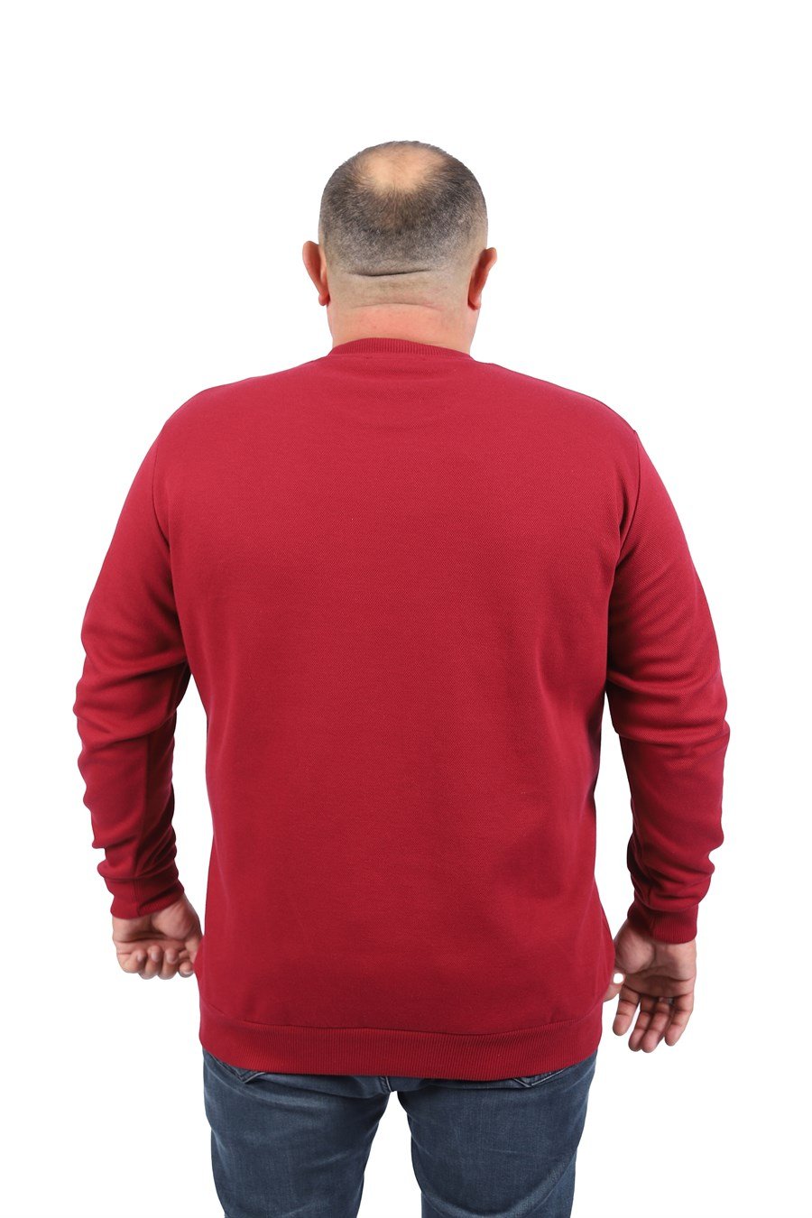 MocGrande Büyük Beden Sweat Double Face Basic 22719