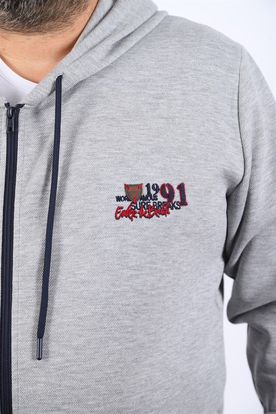 MocGrande Büyük Beden Sweat Kapüşon Ninety One 22724