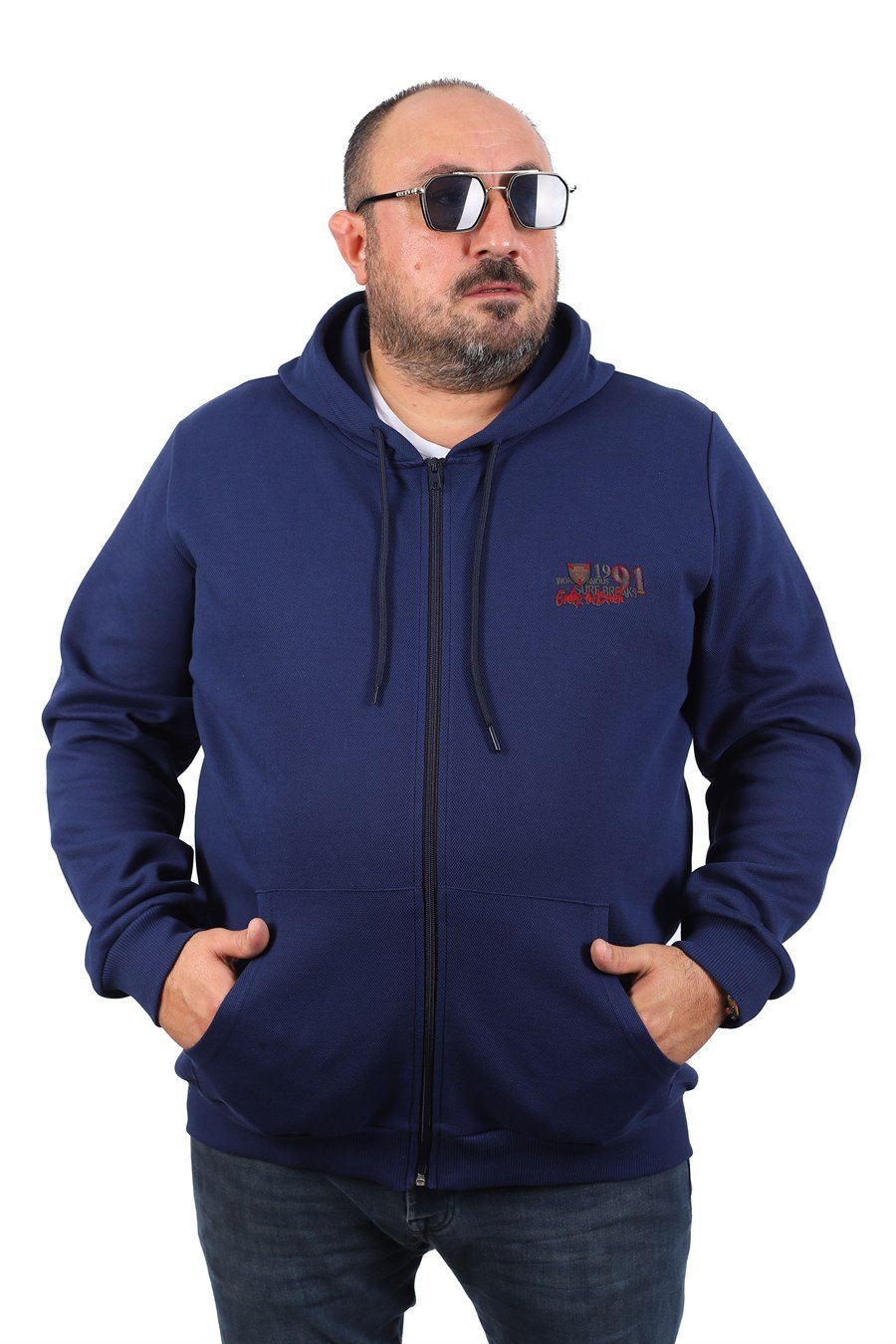 MocGrande Büyük Beden Sweat Kapüşon Ninety One 22724