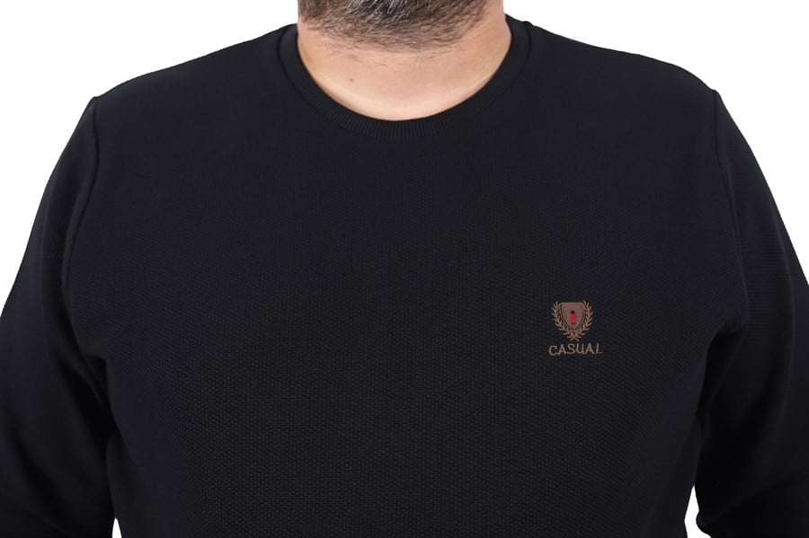 MocGrande Büyük Beden Sweatshirt Gipeli Casual 22712