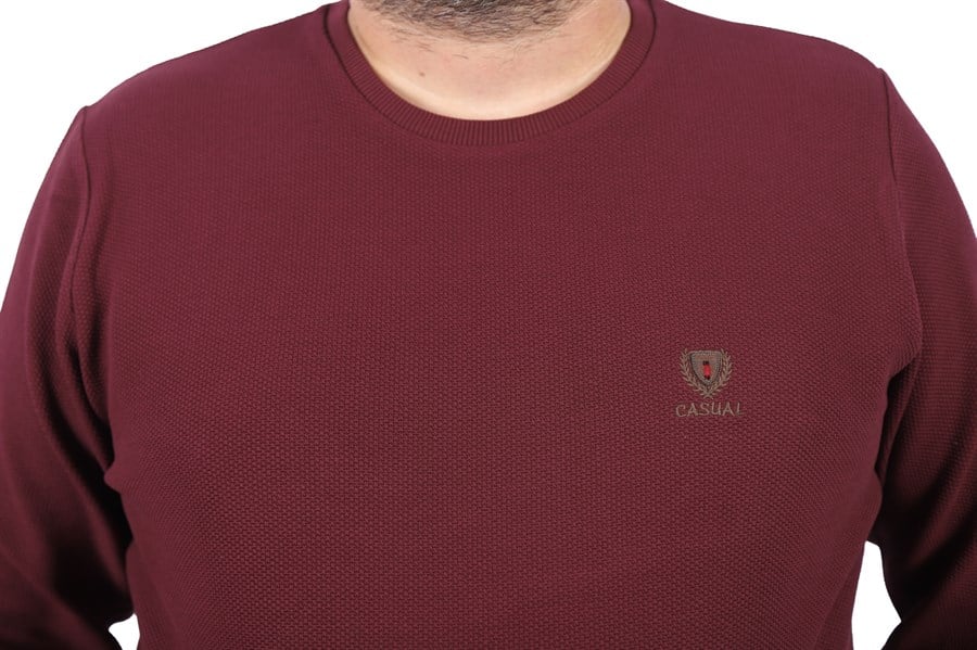 MocGrande Büyük Beden Sweatshirt Gipeli Casual 22712