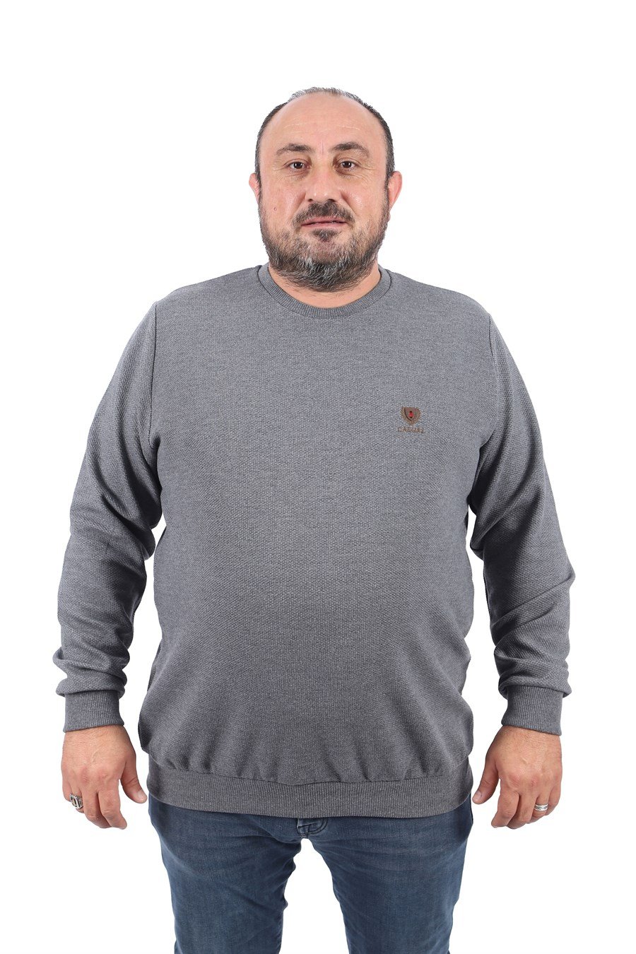 MocGrande Büyük Beden Sweatshirt Gipeli Casual 22712