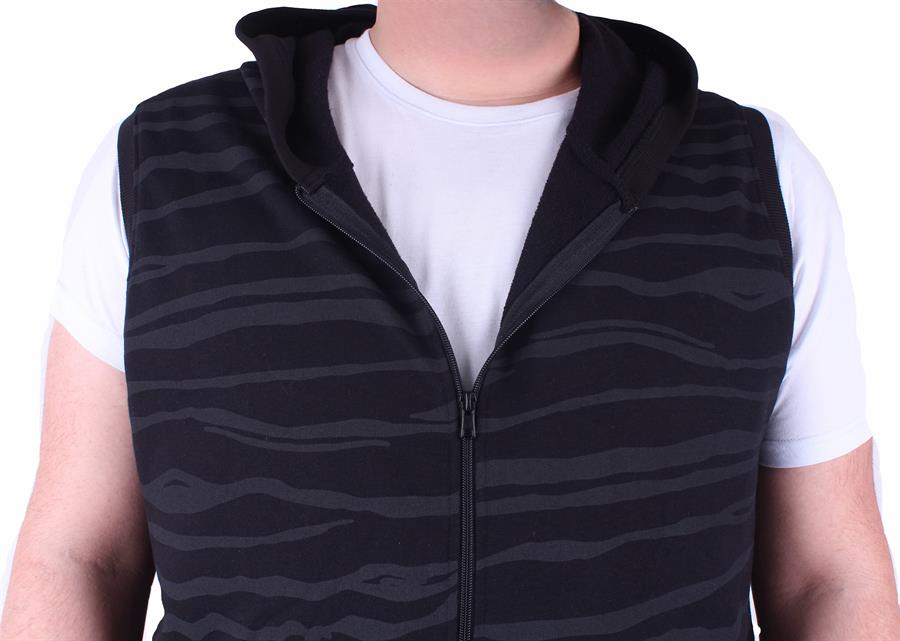 Mocgrande Büyük Beden Unisex Yelek 23600 SIYAH