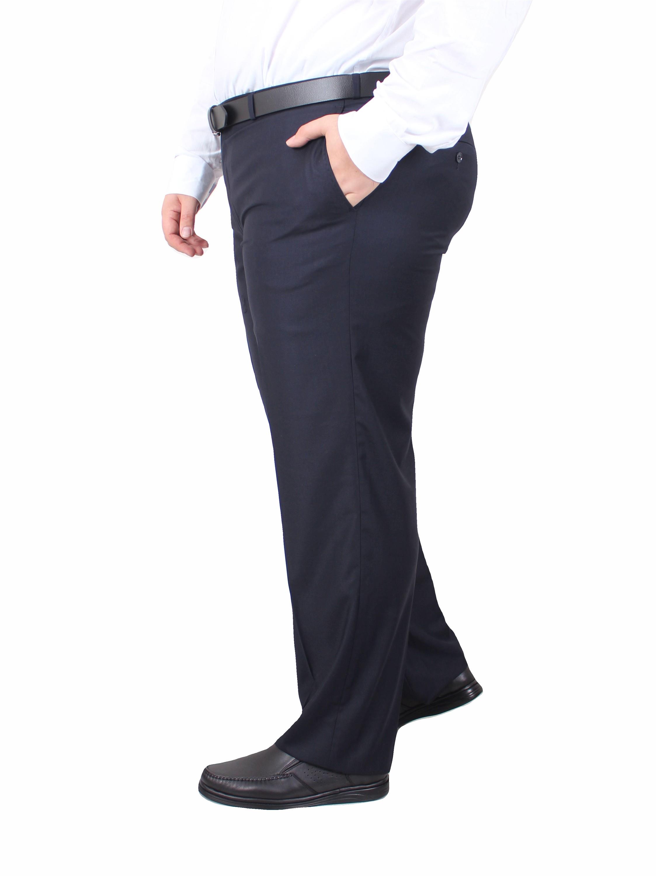 Mocgrande Erkek Büyük Beden 6 Drop Kumaş Pantolon PARIS P071011 LACIVERT