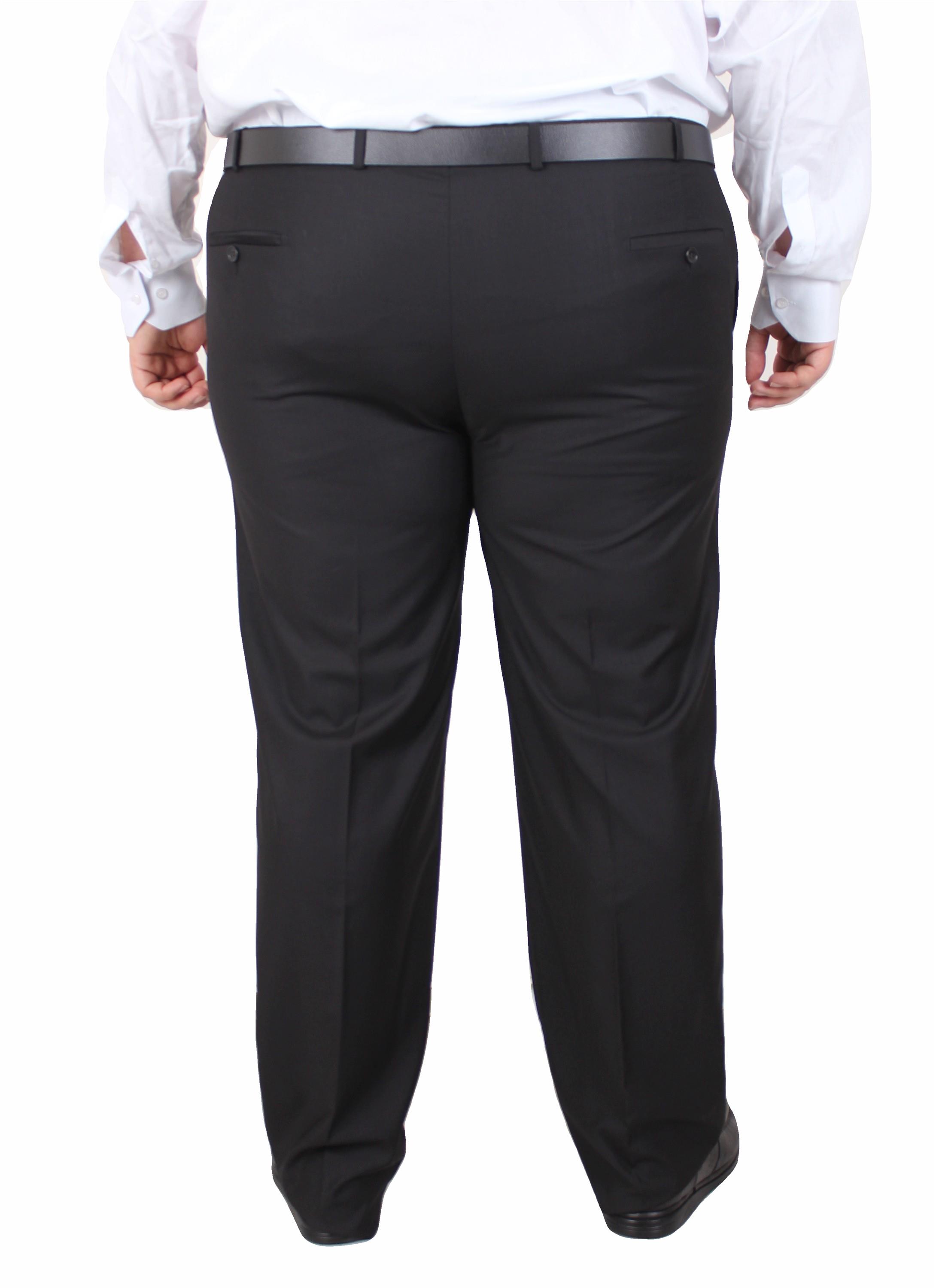 Mocgrande Erkek Büyük Beden 6 Drop Kumaş Pantolon PARIS P071011 SIYAH