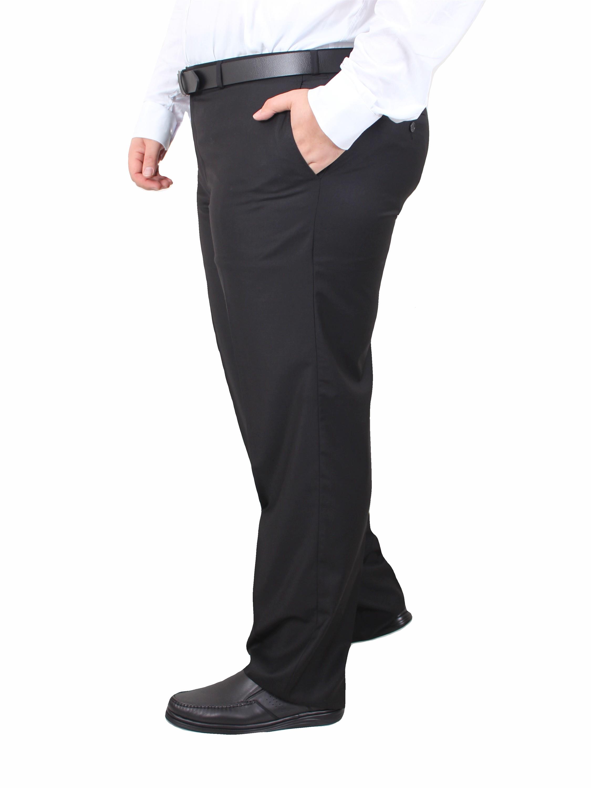 Mocgrande Erkek Büyük Beden 6 Drop Kumaş Pantolon PARIS P071011 SIYAH