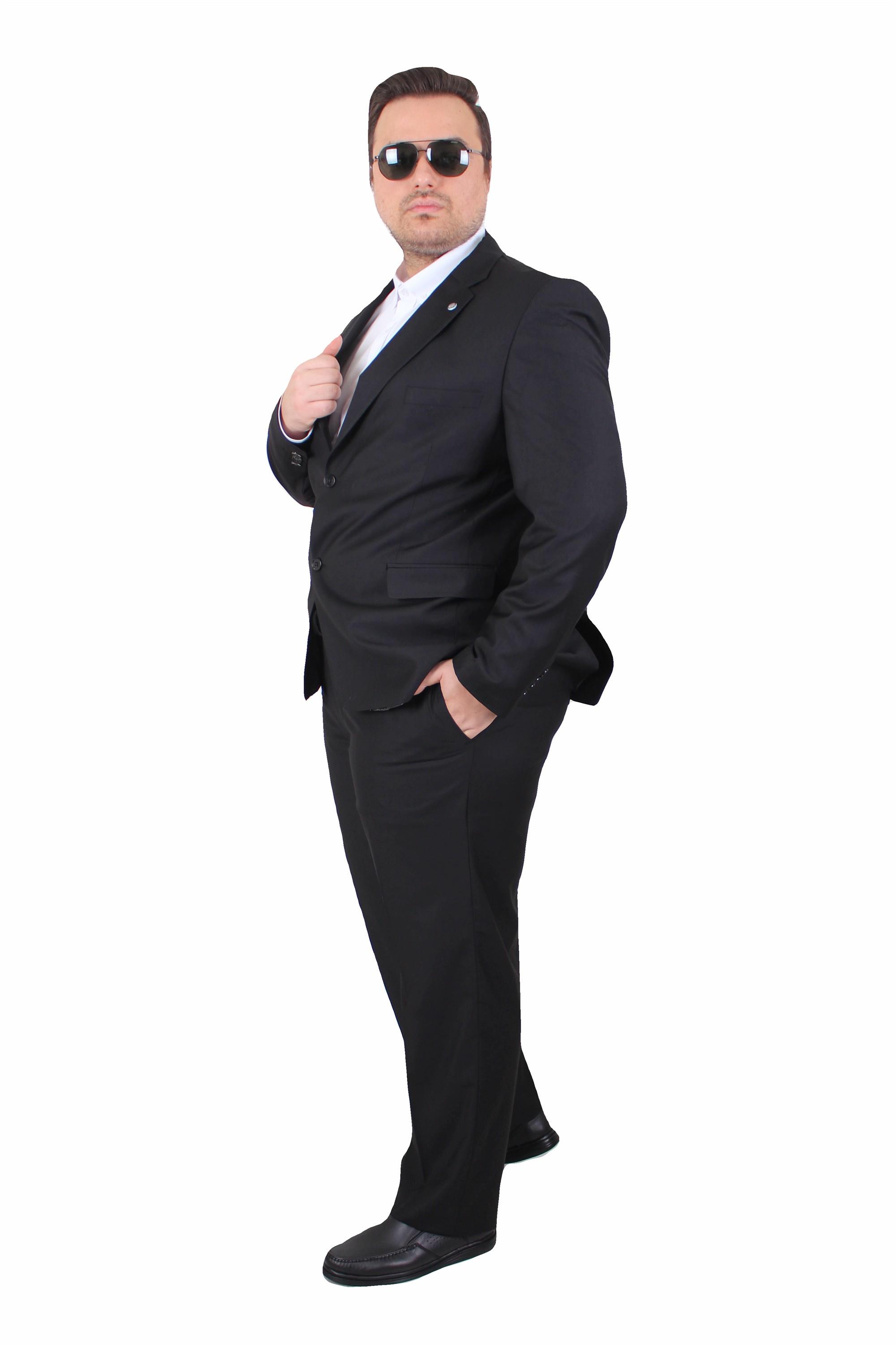 Mocgrande Erkek Büyük Beden 6 Drop Takım Elbise PARIS 071010 SIYAH