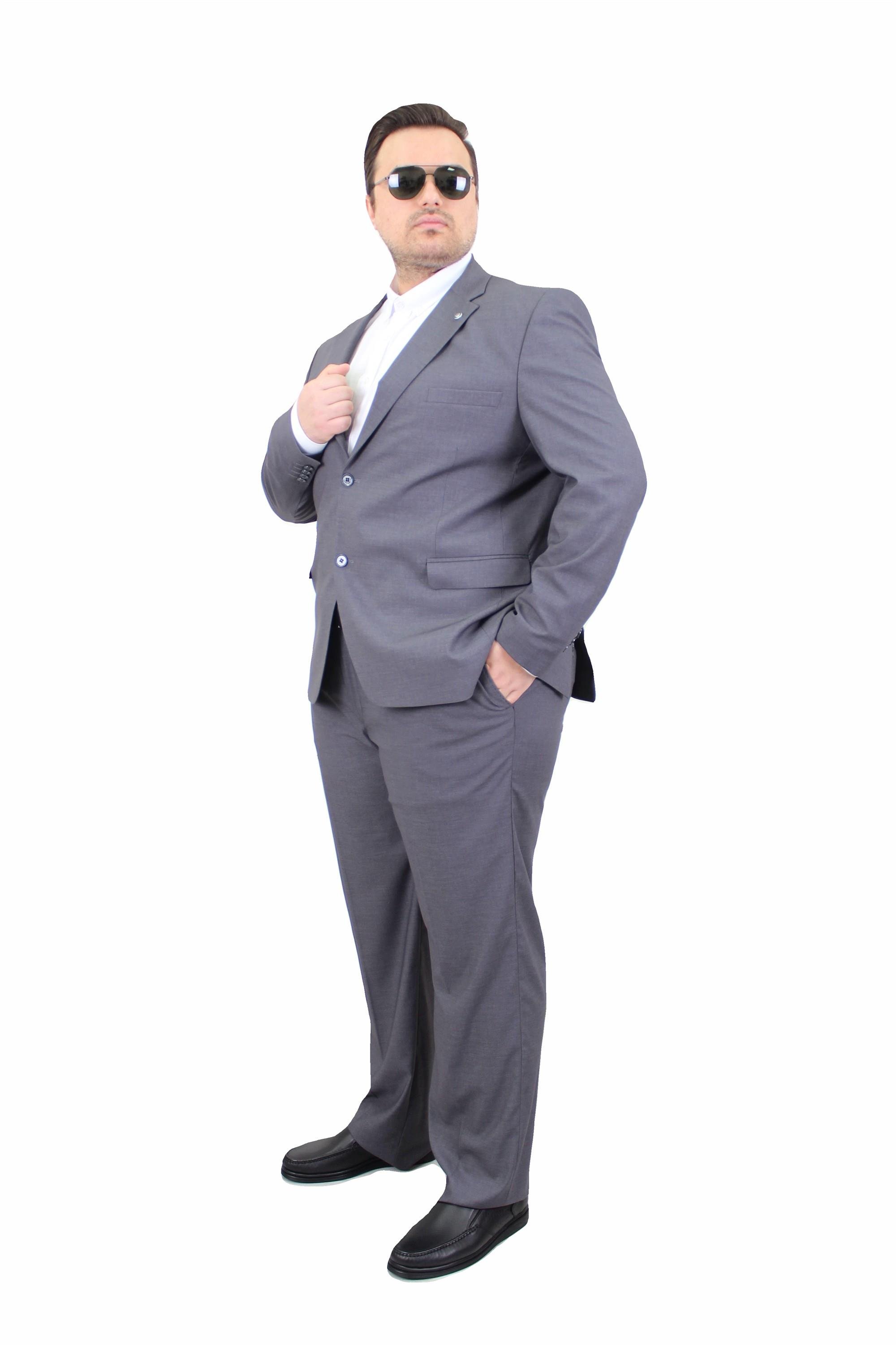 Mocgrande Erkek Büyük Beden 6 Drop Takım Elbise PARIS 071010 FUME