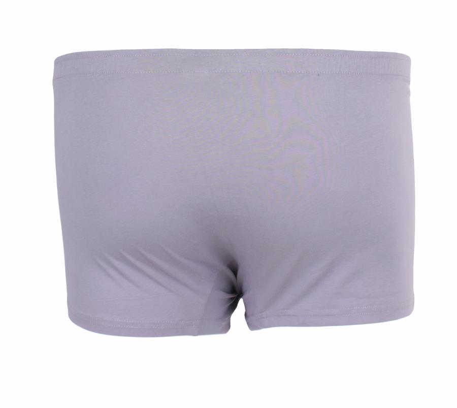 MocGrande Erkek Büyük Beden Düğmeli Uzun Paça Boxer 11907 GRI