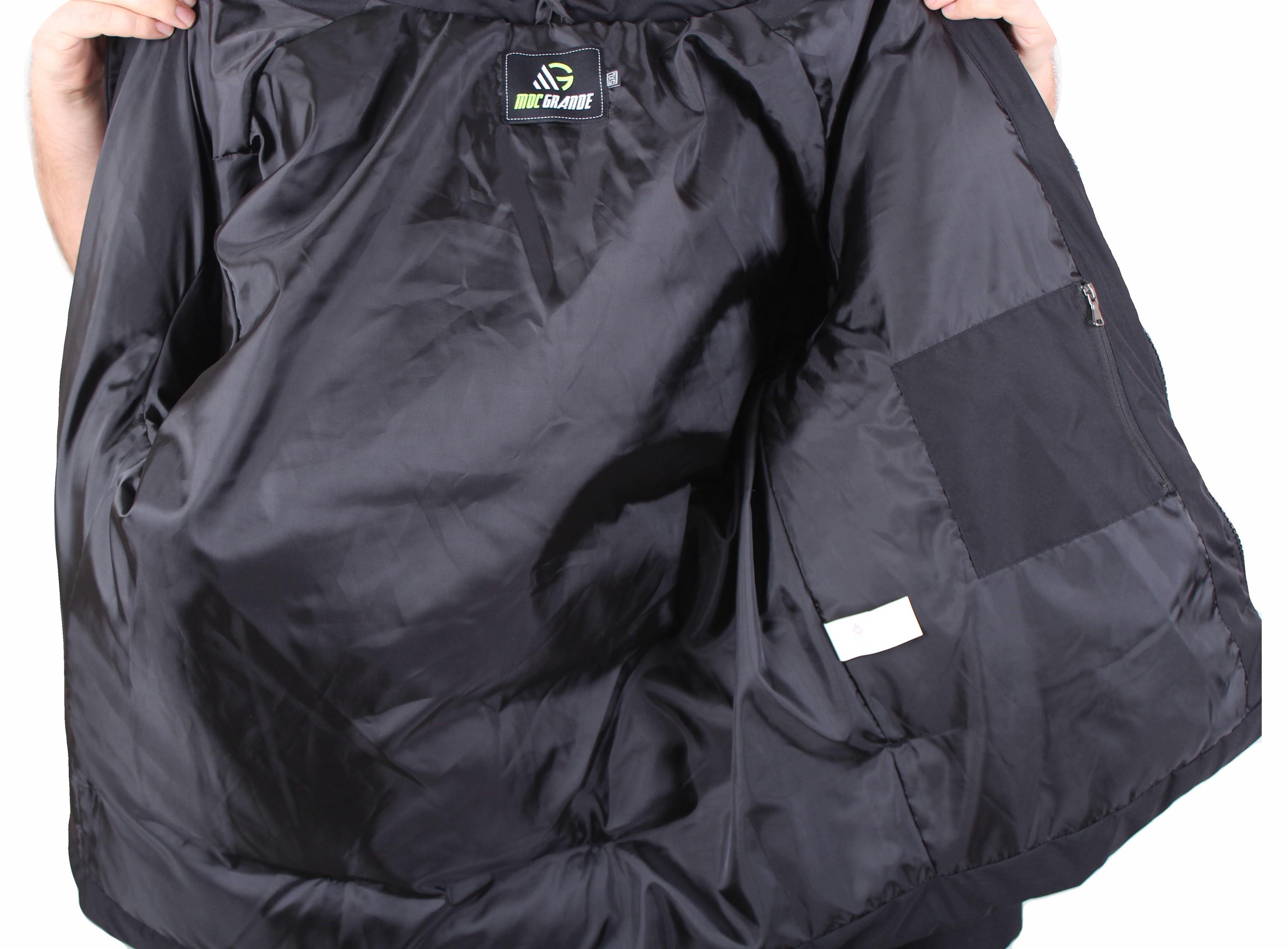 Mocgrande Erkek Büyük Beden Kapüşonlu Mont Lusso 2505 SIYAH