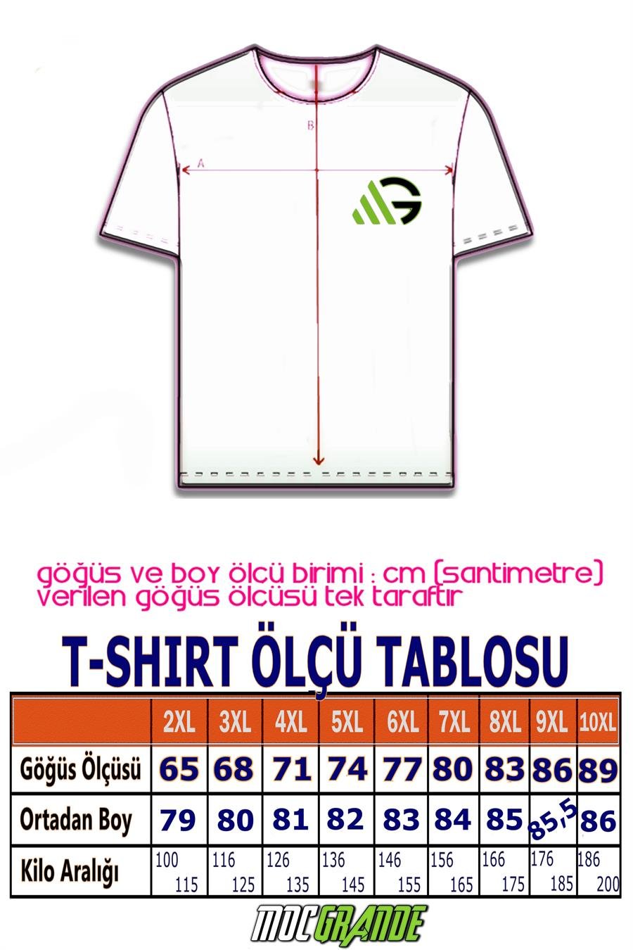 Mocgrande Erkek Büyük Beden Likralı Basic V Yaka Tişört 11170 INDIGO