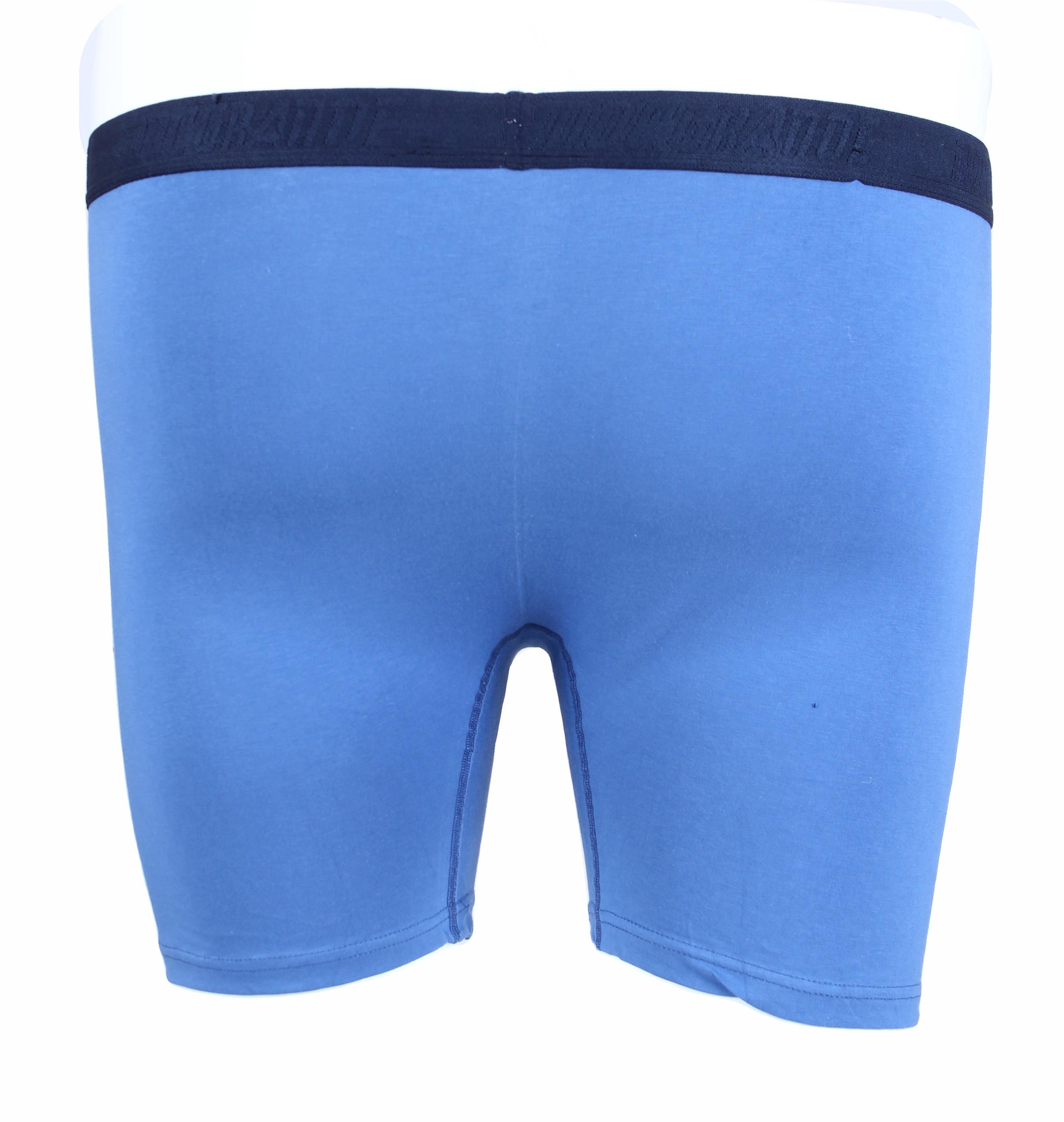 MocGrande Erkek Büyük Beden Likralı Uzun Paça Boxer 11906 INDIGO