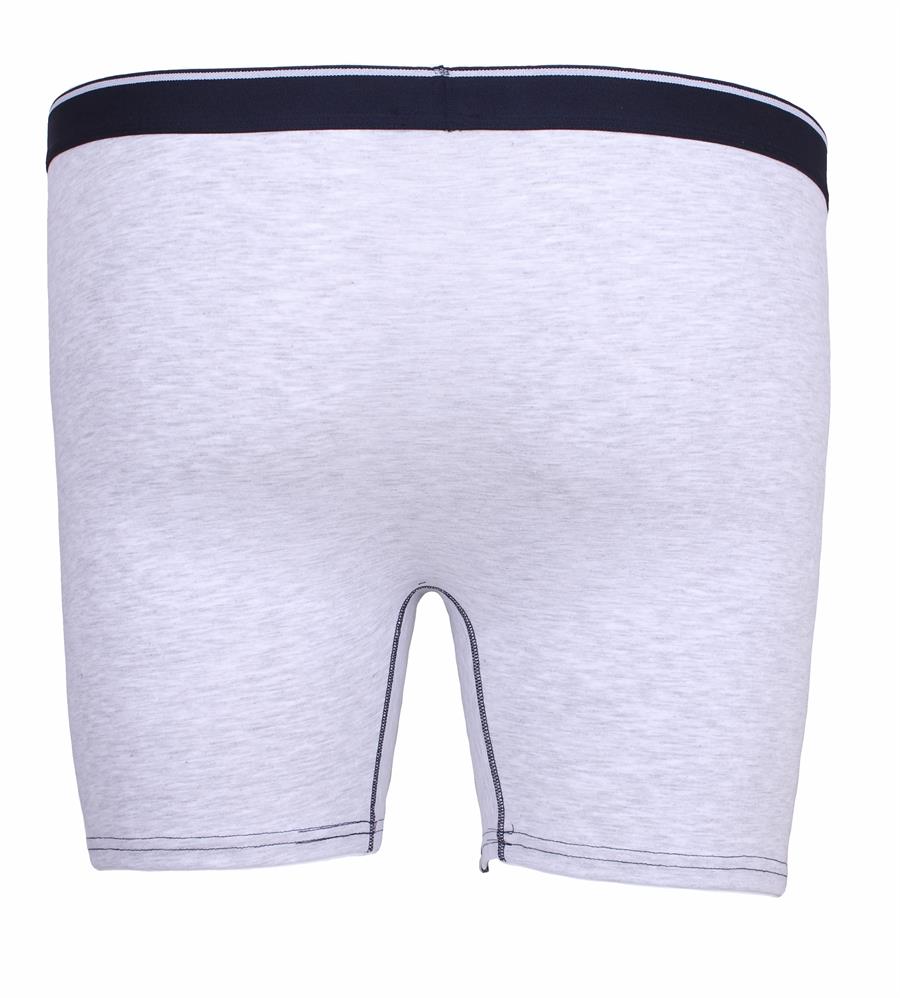 MocGrande Erkek Büyük Beden Likralı Uzun Paça Boxer 11906 GRI