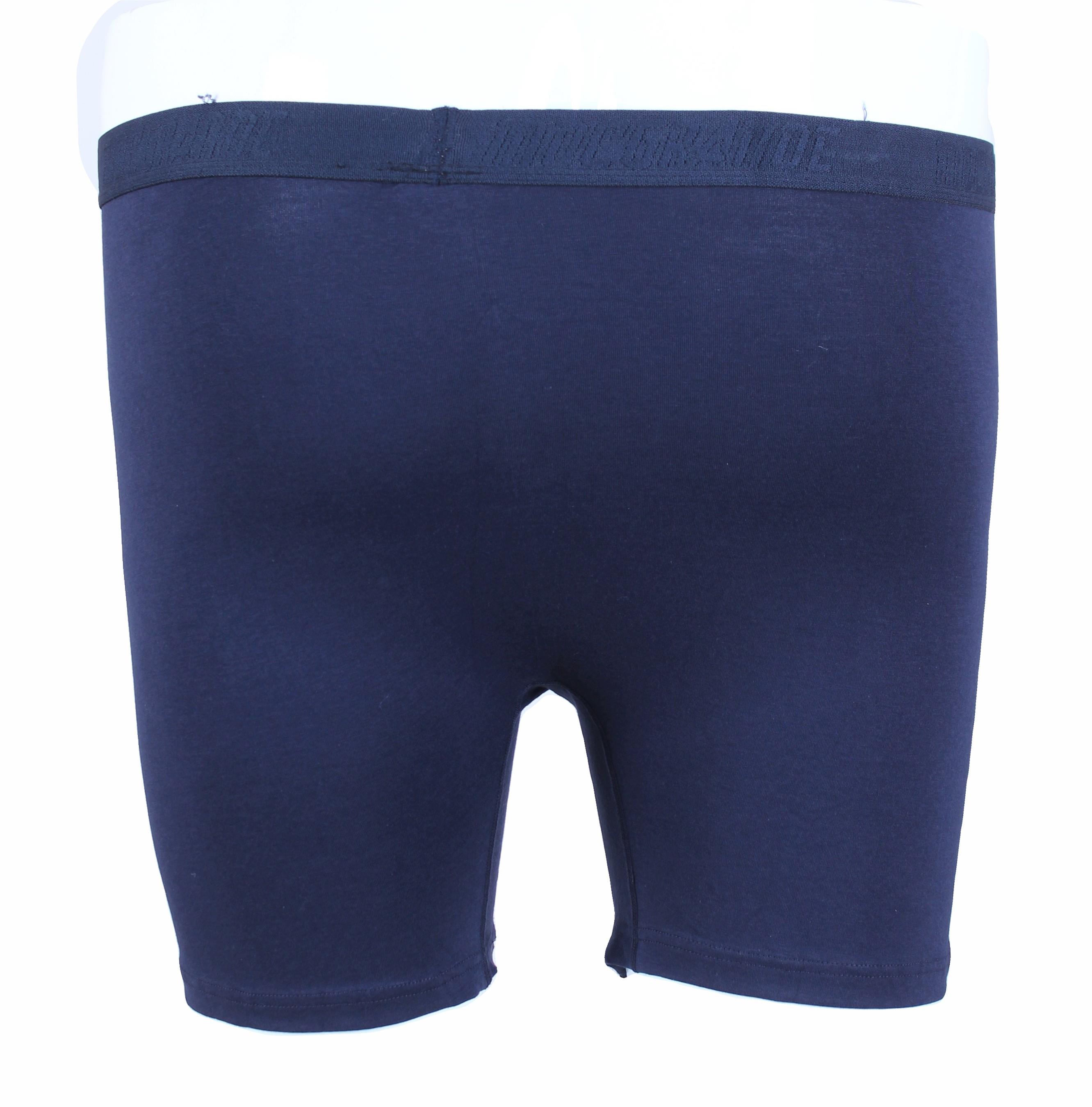 MocGrande Erkek Büyük Beden Likralı Uzun Paça Boxer 11906 LACIVERT