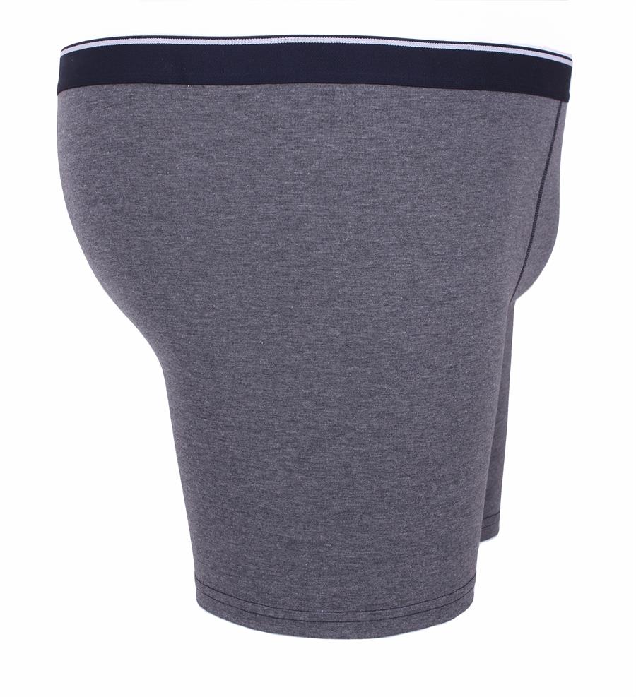 MocGrande Erkek Büyük Beden Likralı Uzun Paça Boxer 11906 ANTRASIT