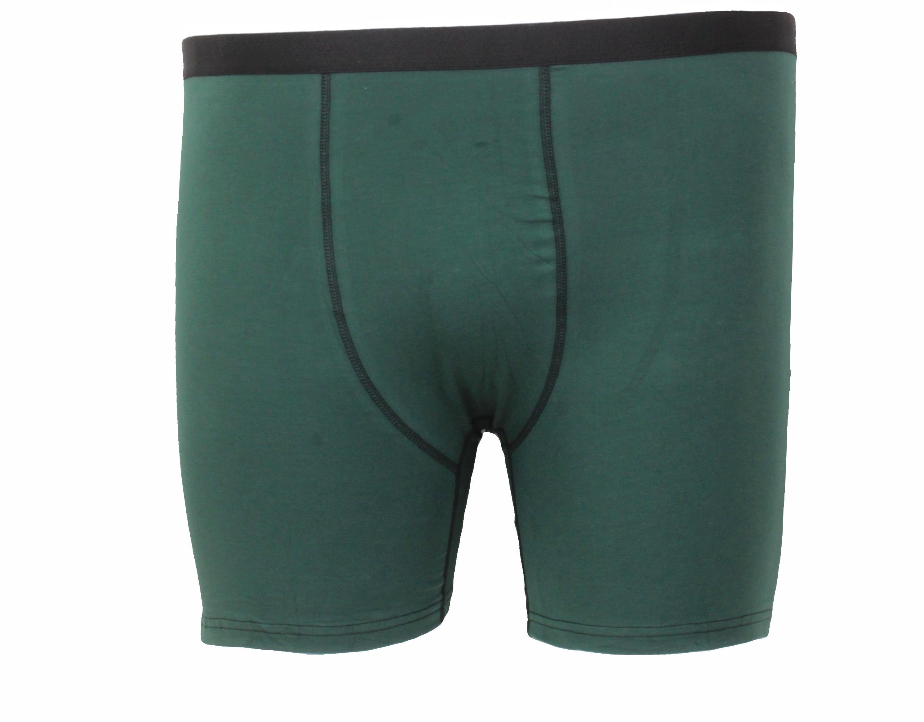 MocGrande Erkek Büyük Beden Likralı Uzun Paça Boxer 11906 HAKI