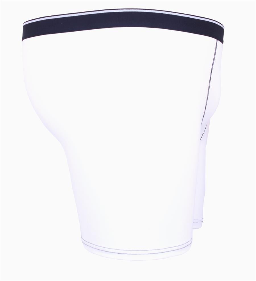 MocGrande Erkek Büyük Beden Likralı Uzun Paça Boxer 11906 BEYAZ