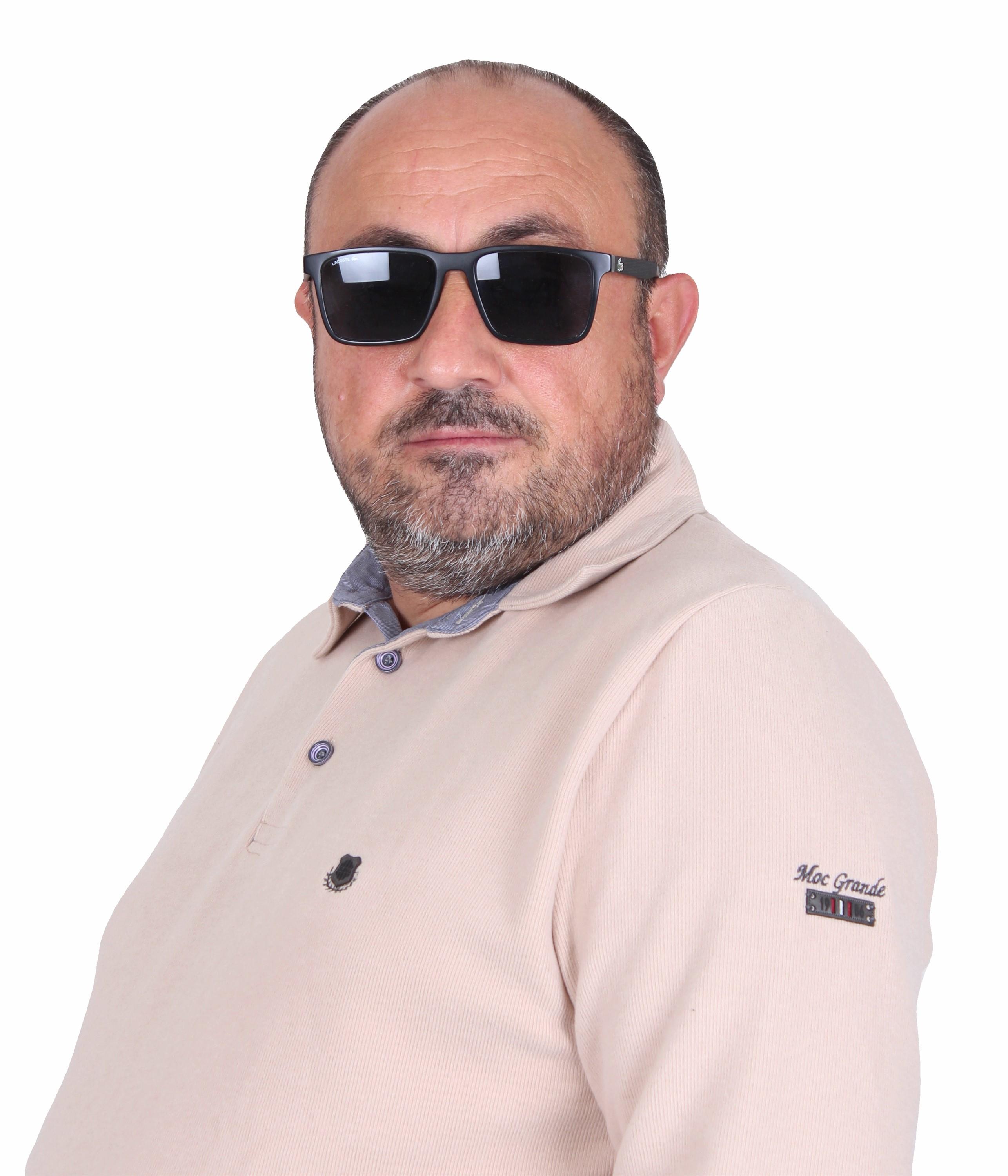 MocGrande Erkek Büyük Beden Polo Yaka Sweat Orjinal 24409 BEJ