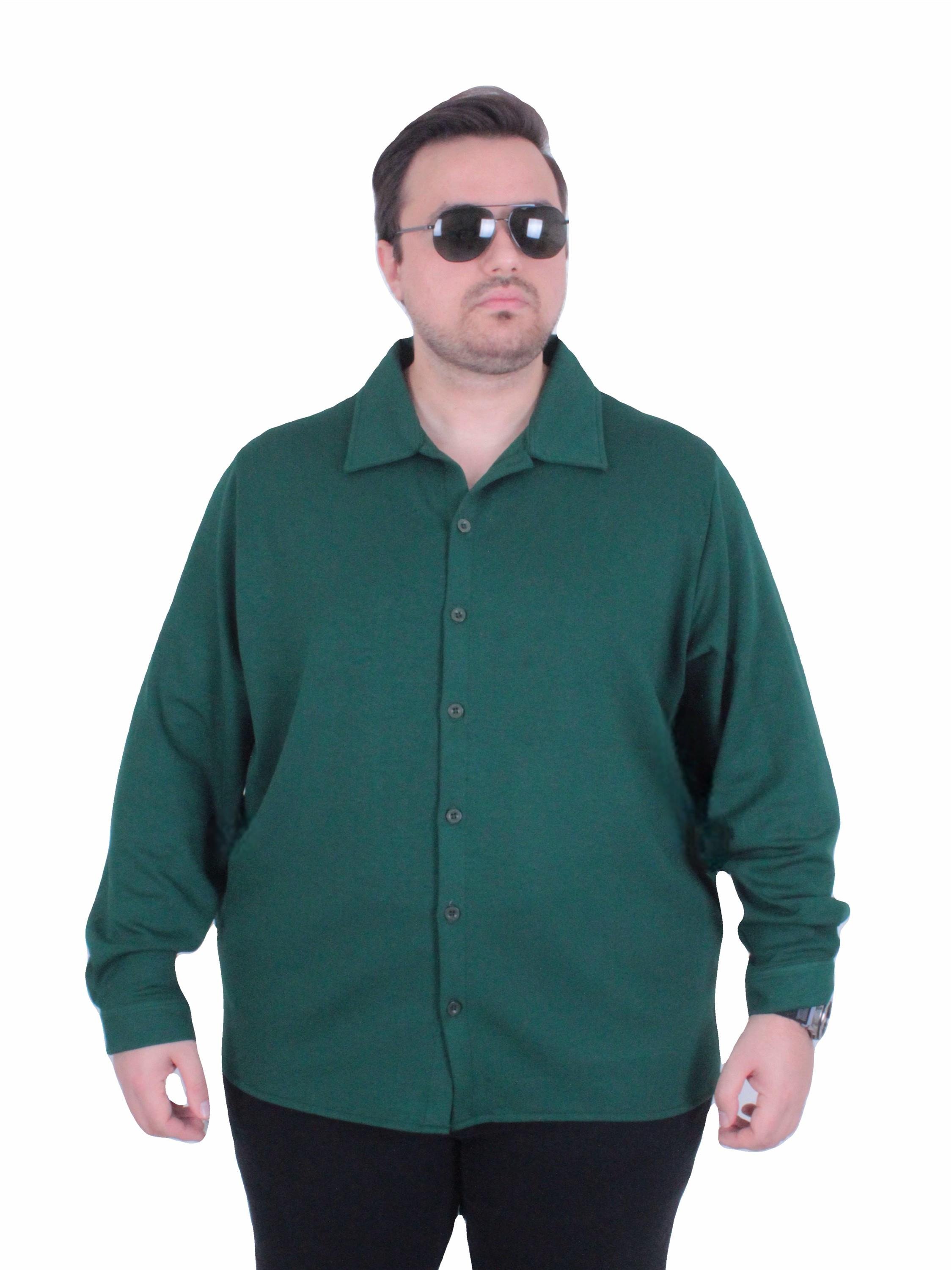 Mocgrande Erkek Büyük Beden Uzun Kollu Gömlek 25727 NEFTI