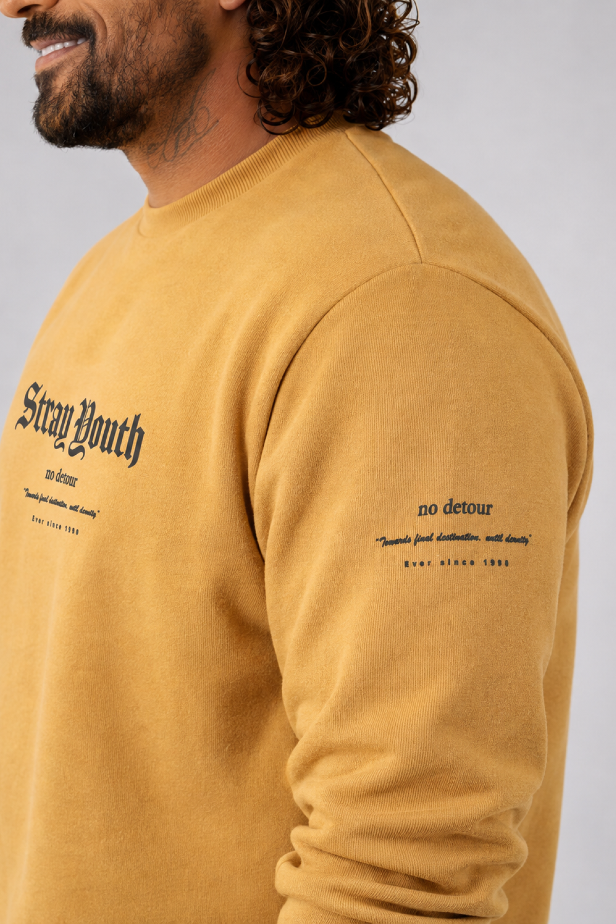 Mocgrande Erkek Sweat Stray South 22730 Vizon