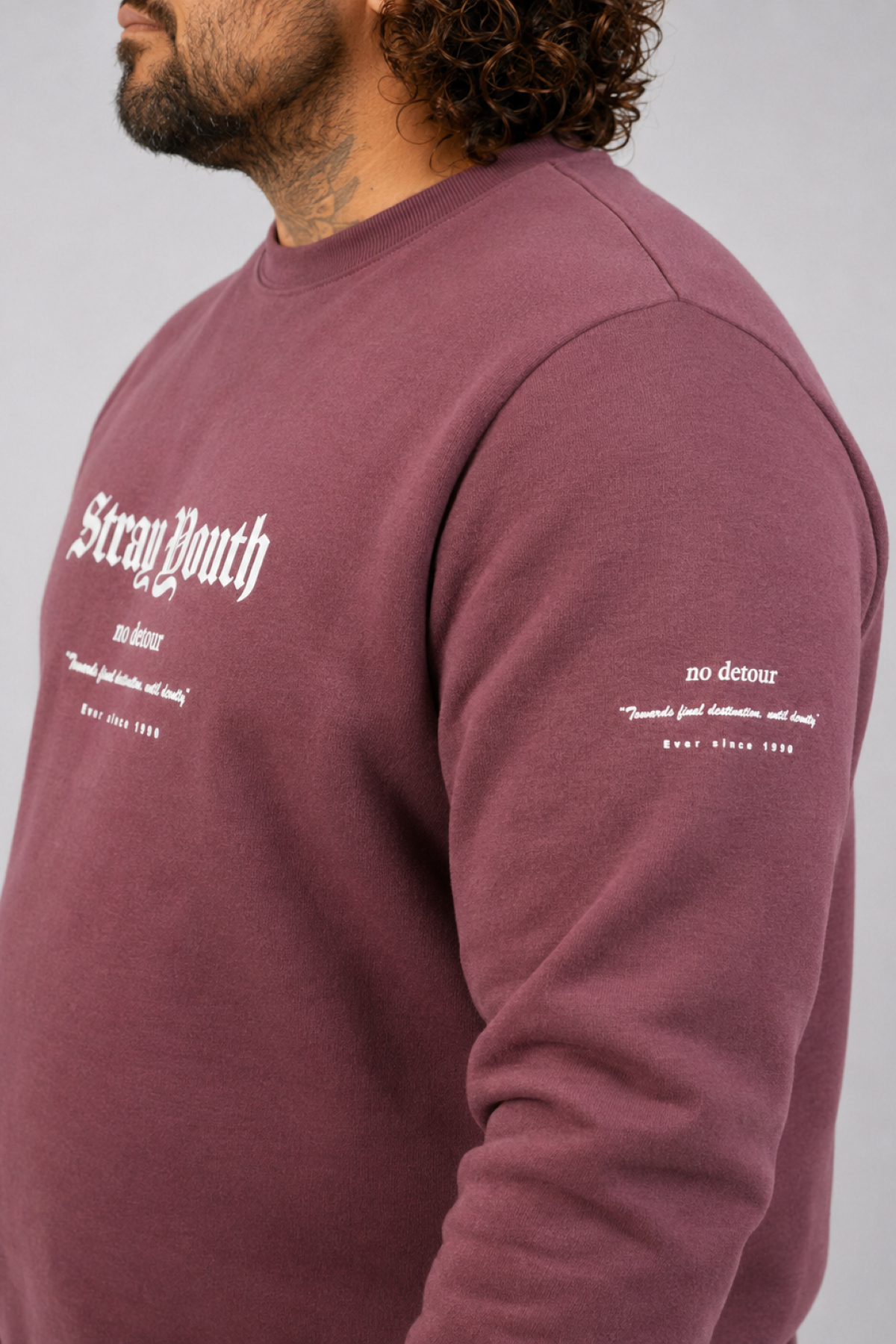 Mocgrande Erkek Sweat Stray South 22730 LILA