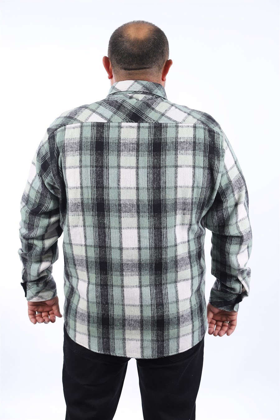 MocGrande Oduncu Gömlek Çift Cep Big Plaid 22216